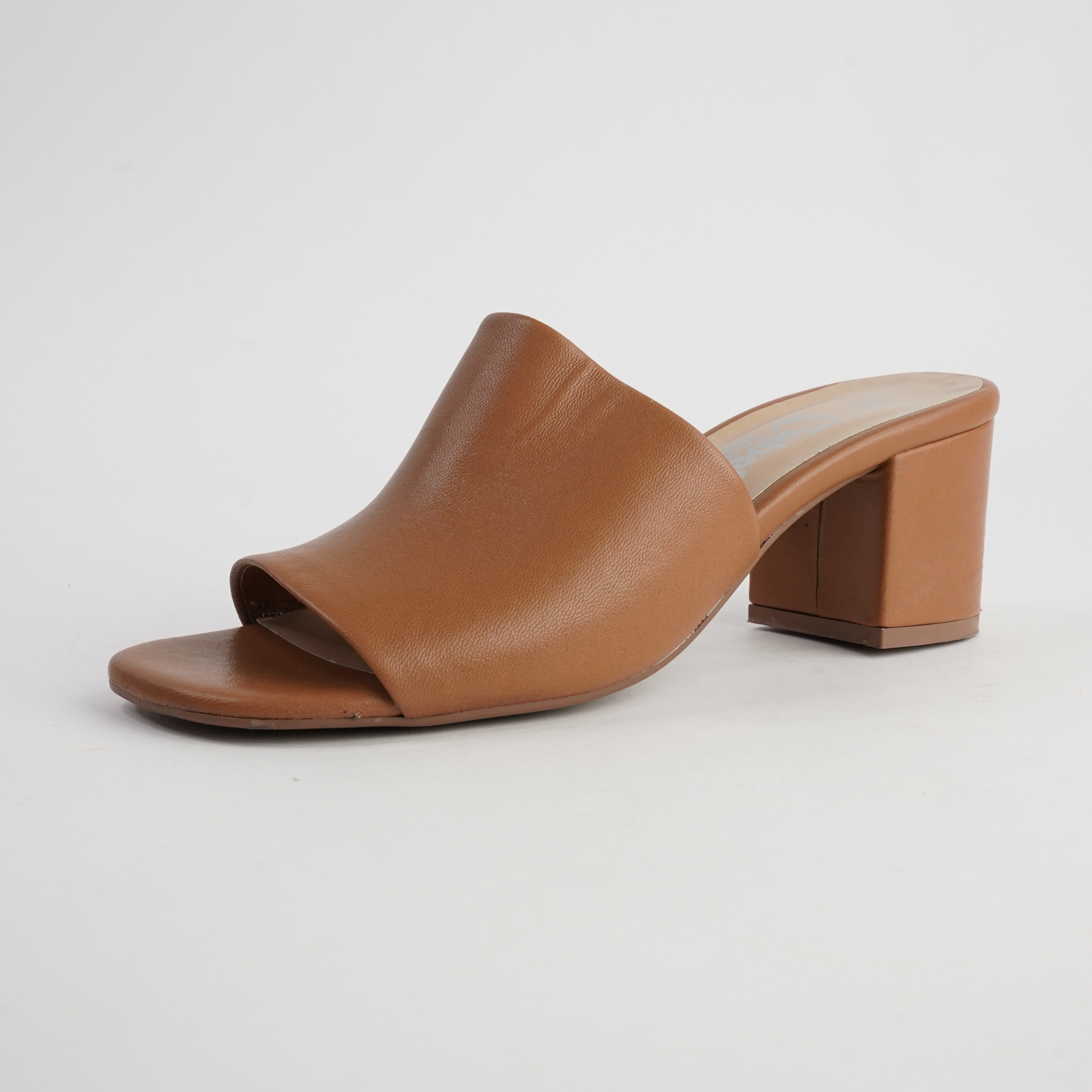 Marquee Tan Leather Heels