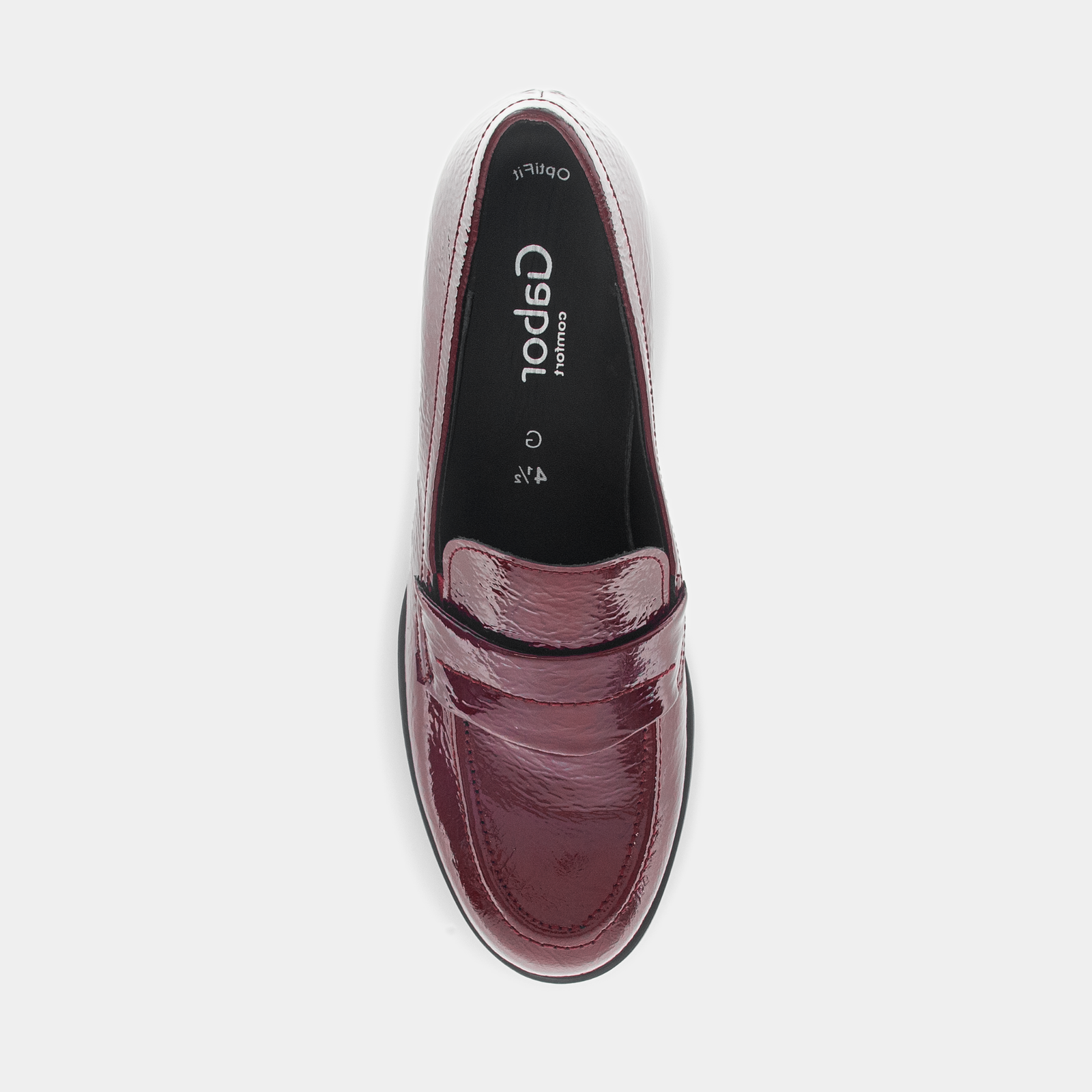 Kavari Bordo Leather Heeled Loafers