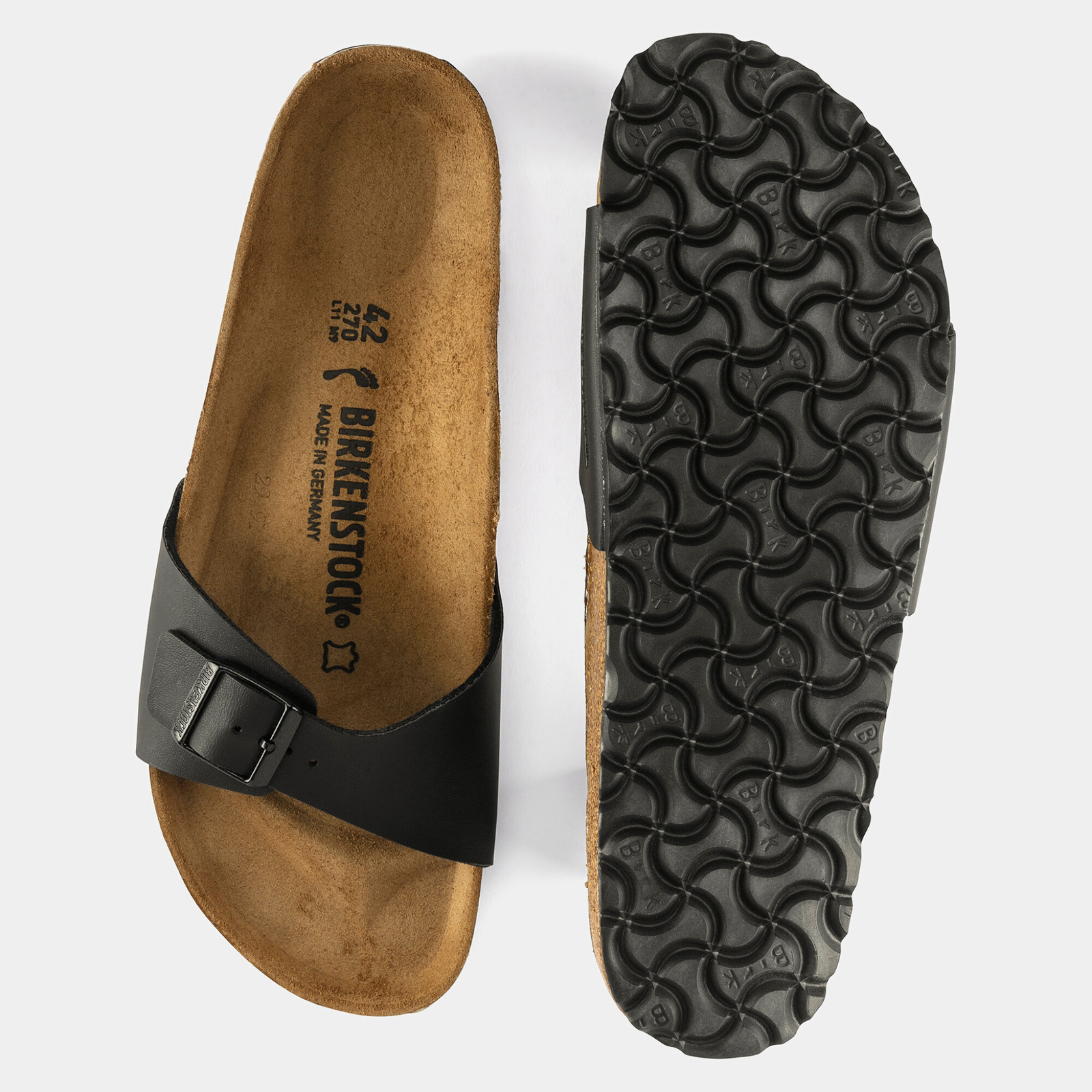 Madrid Birko-flor Black Sandals