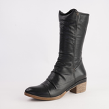 Bristol Black Leather Calf Boots