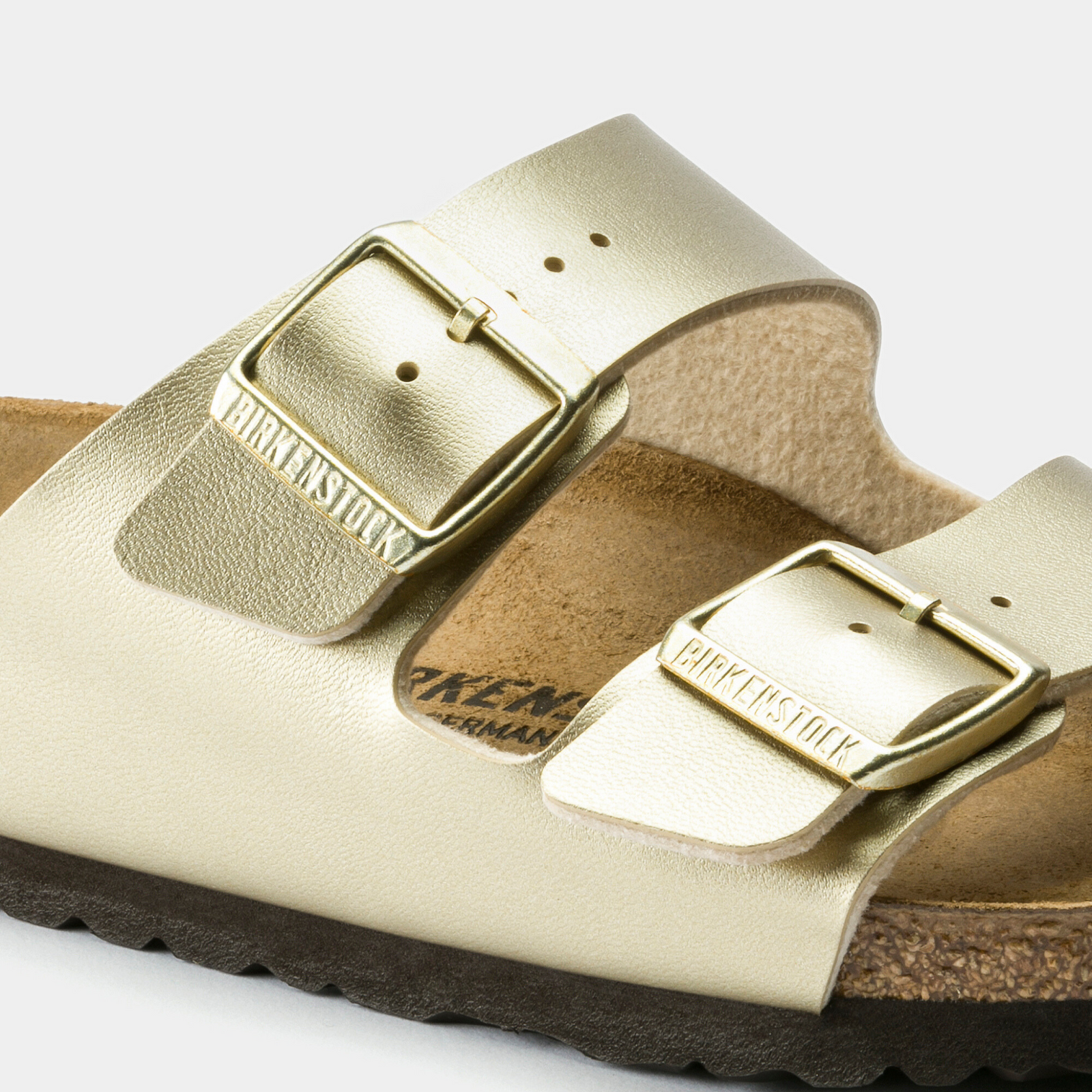 Arizona Birko-Flor Gold Sandals