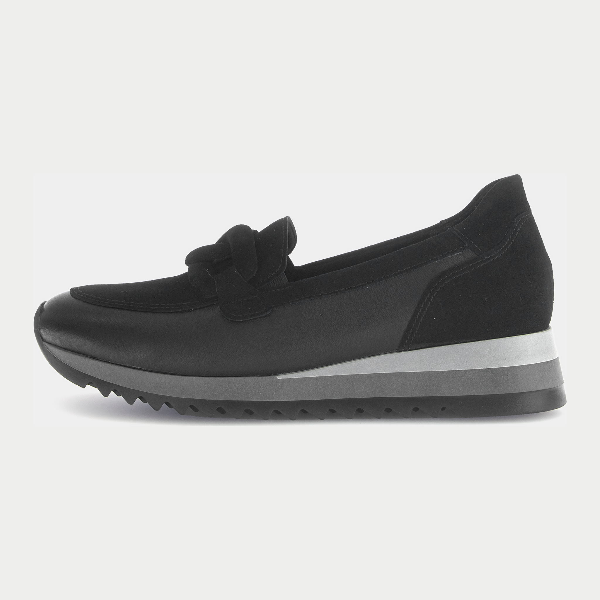 Virelle Schwarz Leather Loafers