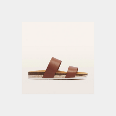 Maria Iii Rich Tan Leather Sandals
