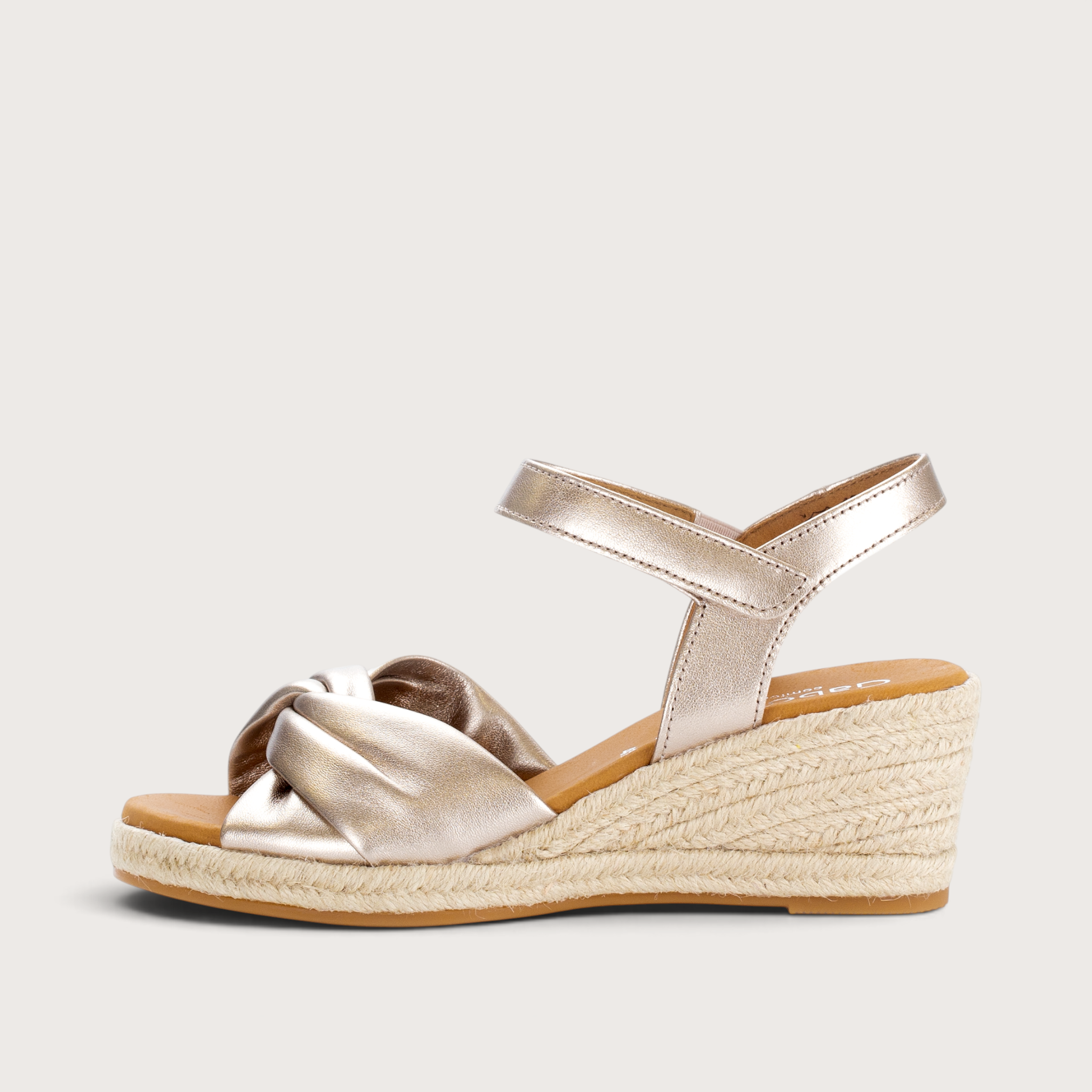 Lunar Pewter Leather Wedges