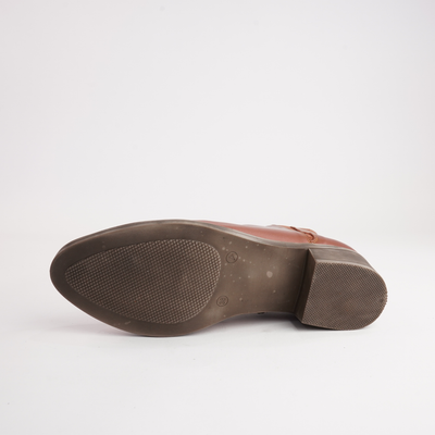 Eg213 Tan Leather Ankle Boots