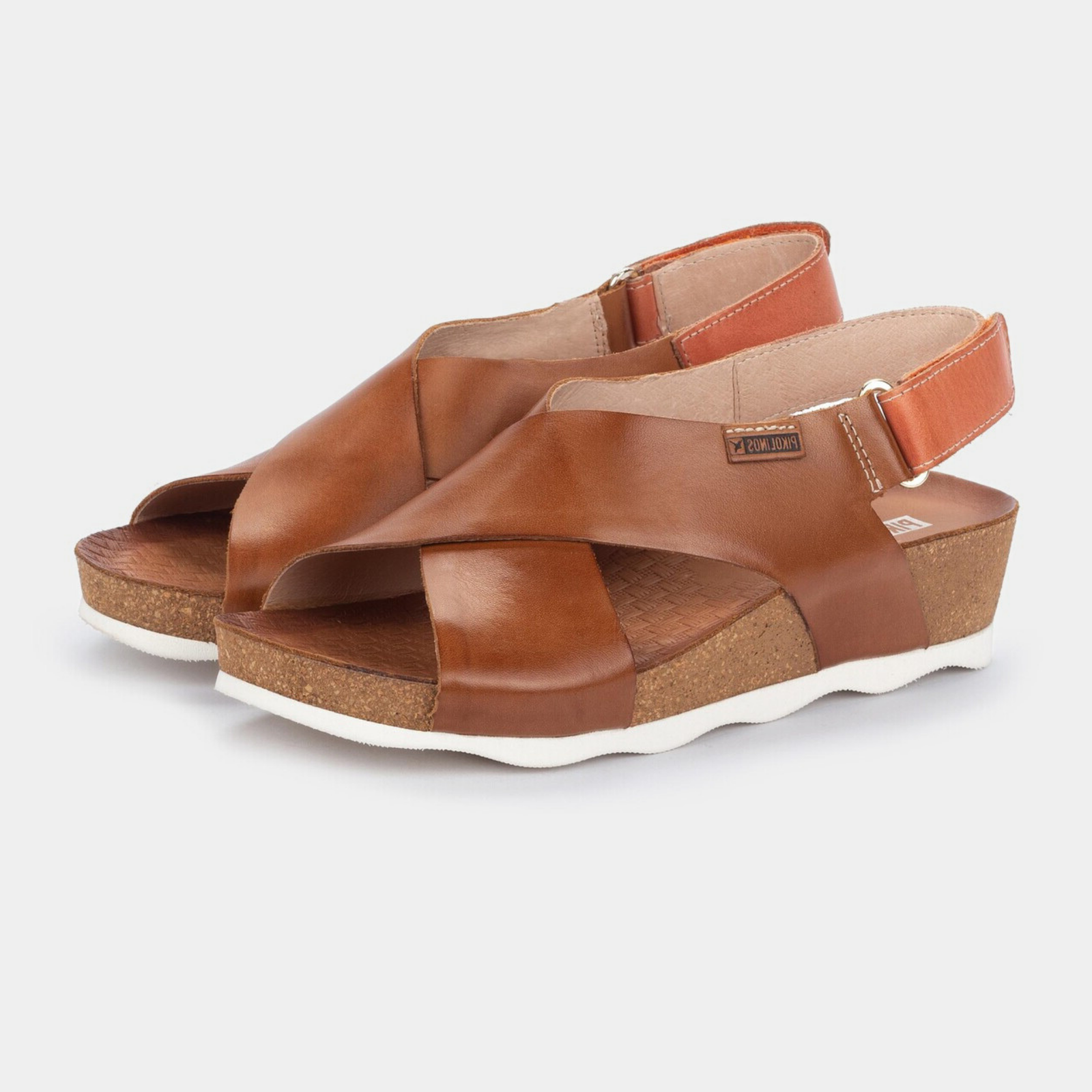 W9e-0912 Brandy Leather Sandals