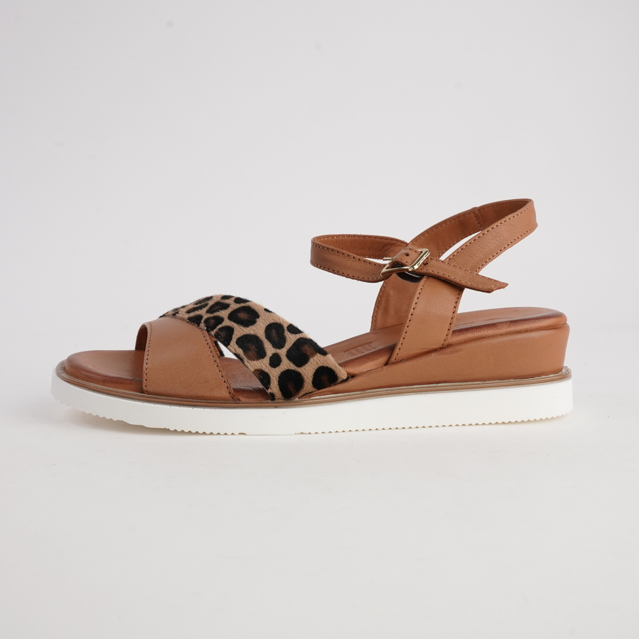 Eclipse Tan Leather Sandals