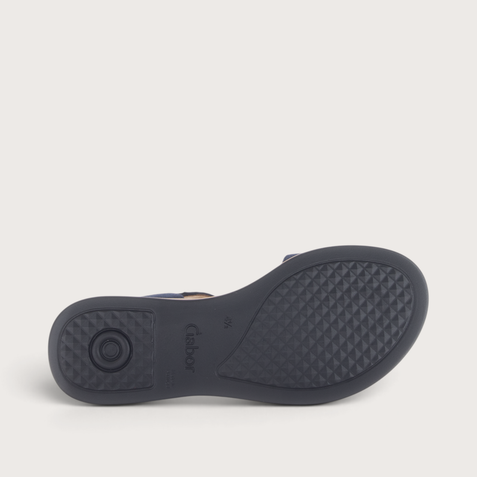 Baskon Navy Suede Sandals