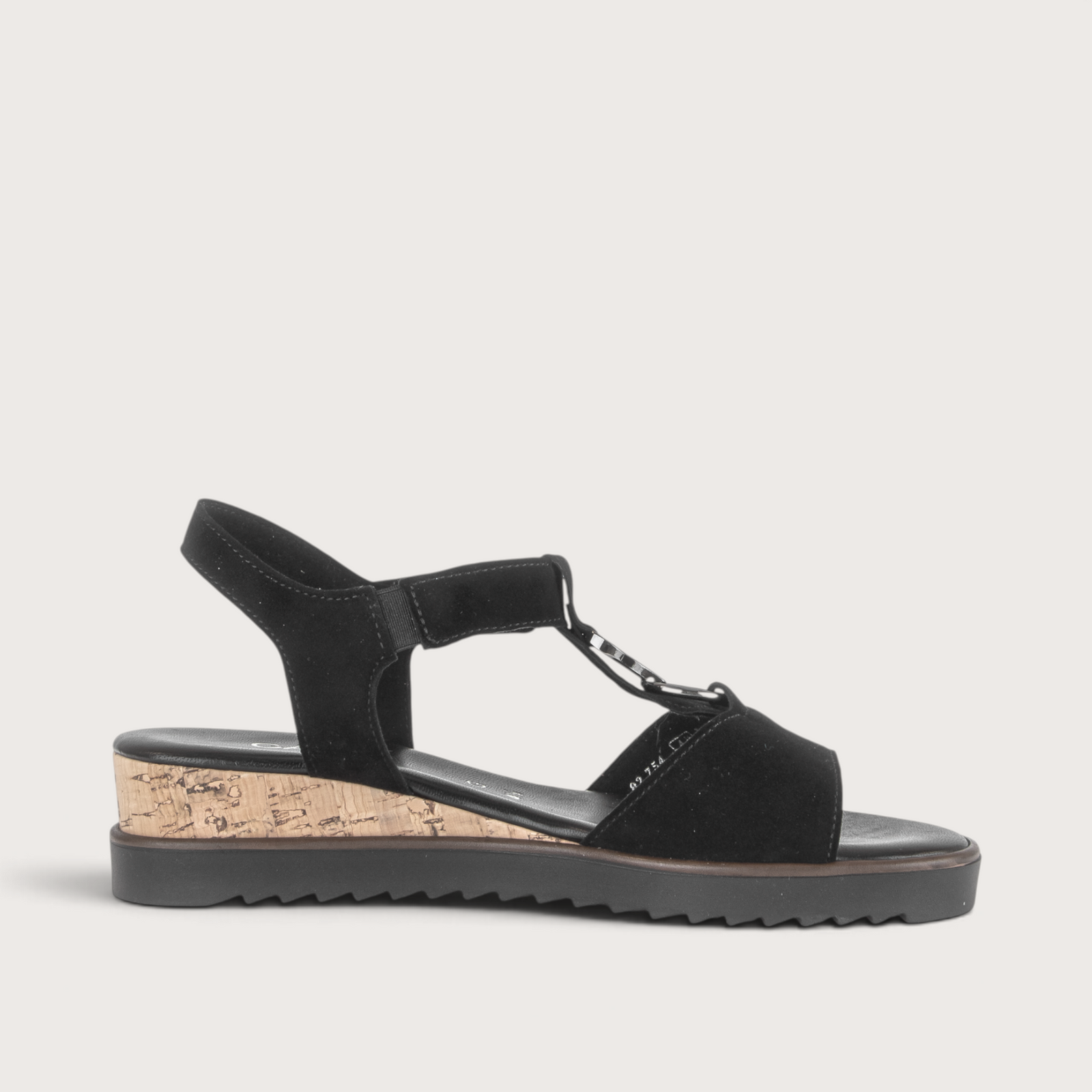 Milly Black Suede Sandals