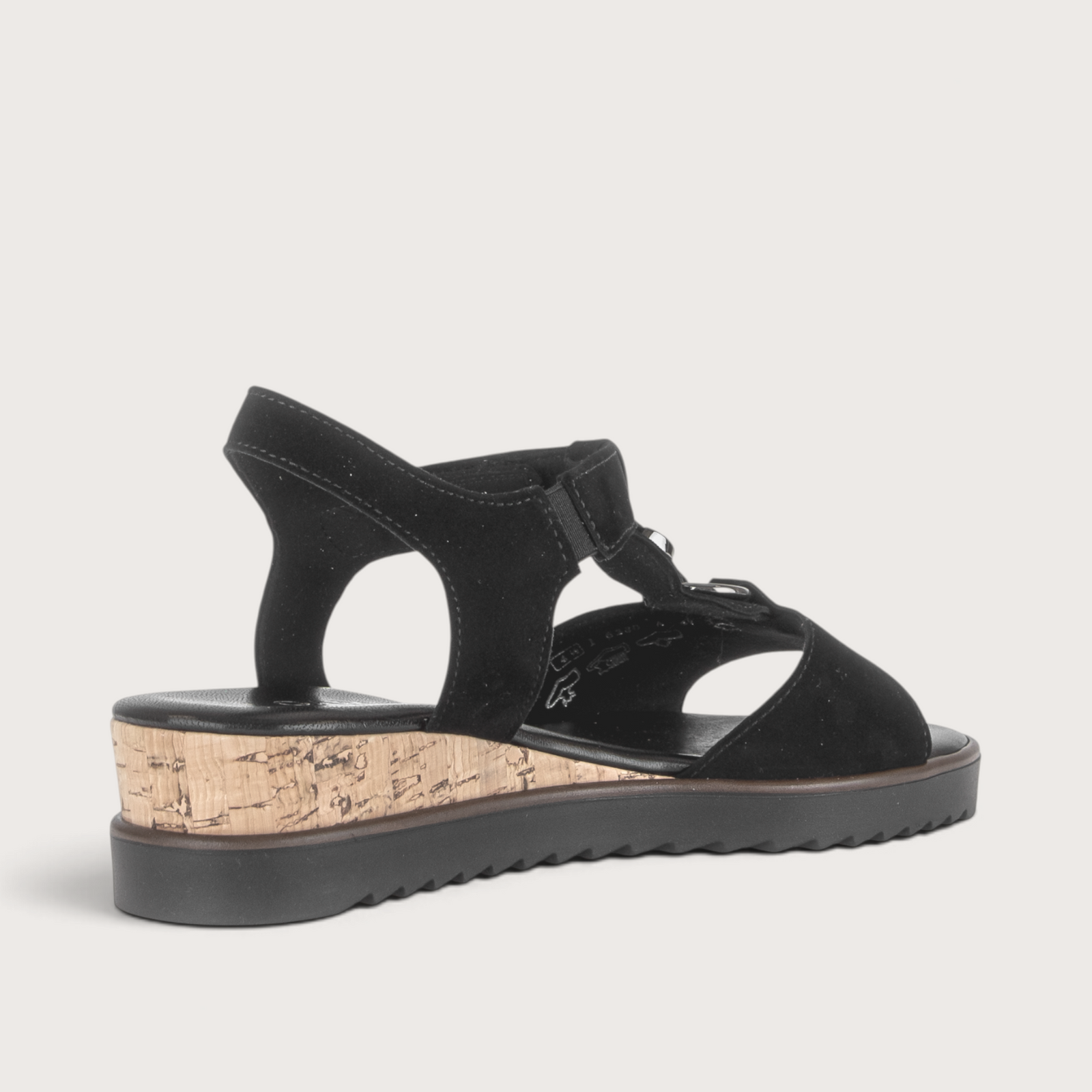 Milly Black Suede Sandals