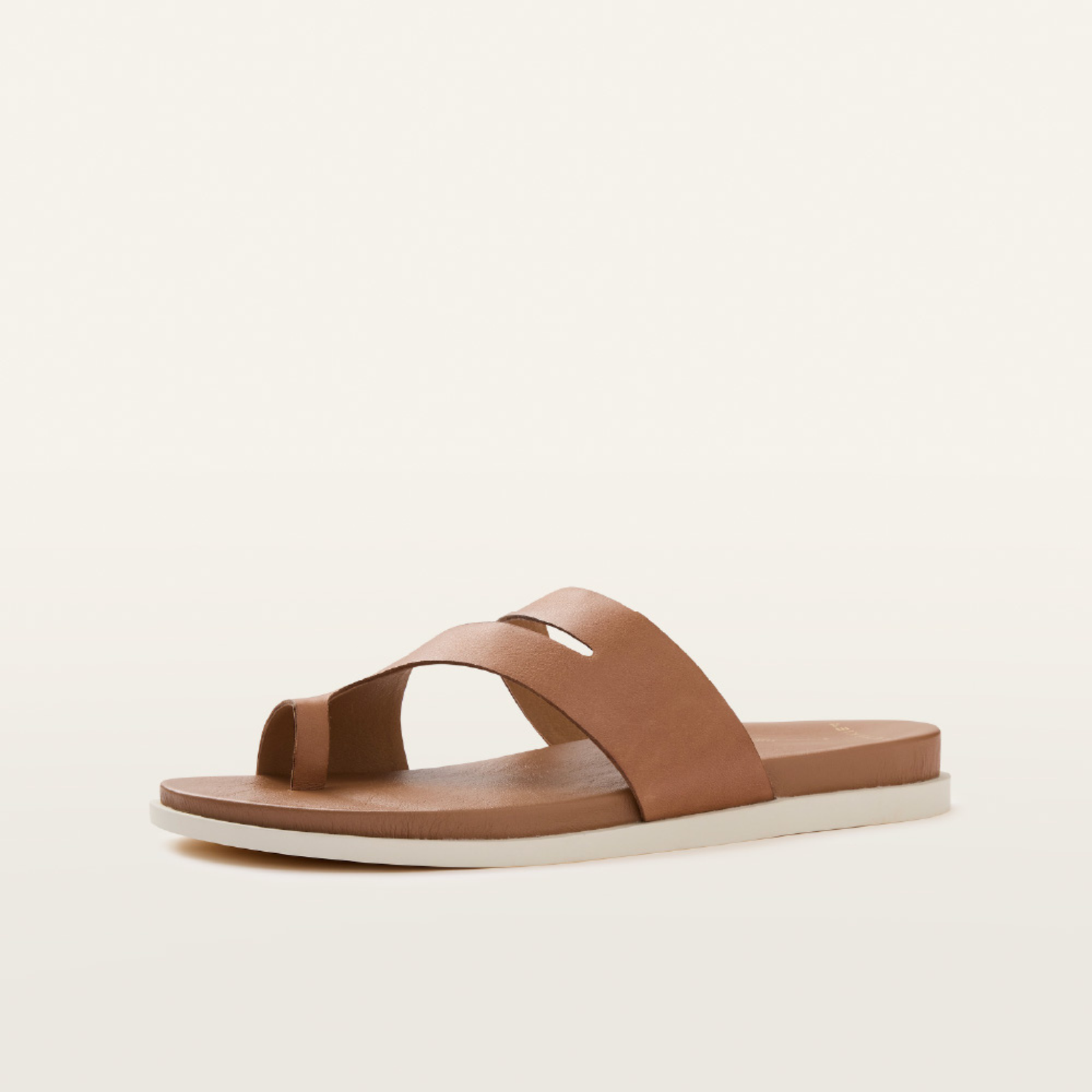Riveria Tan Leather Sandals