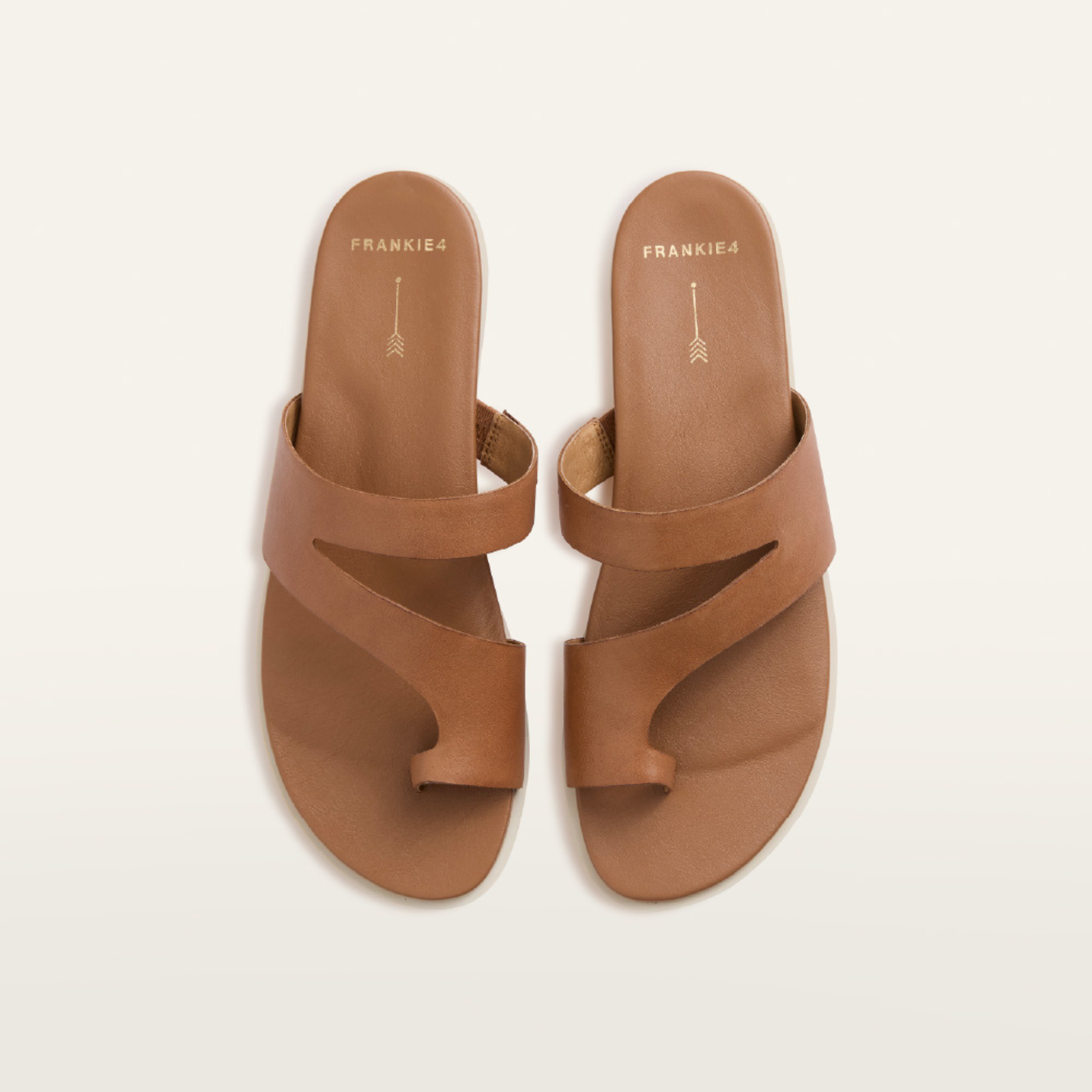 Riveria Tan Leather Sandals