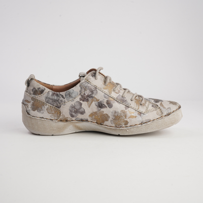 Fergey 56 Creme Multi Leather Sneakers