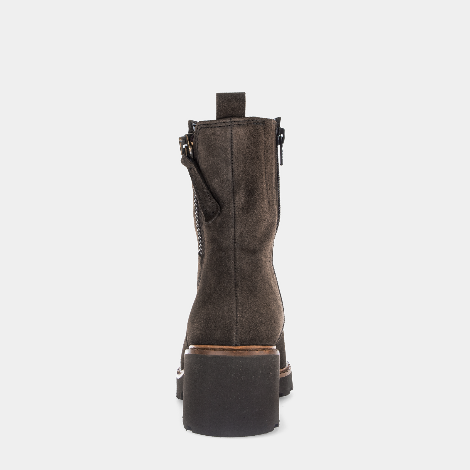 Calvone Brown Leather Ankle Boots