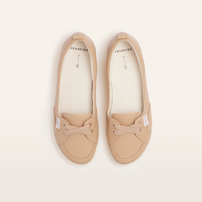 Sophie Iv Sand Leather Sneakers