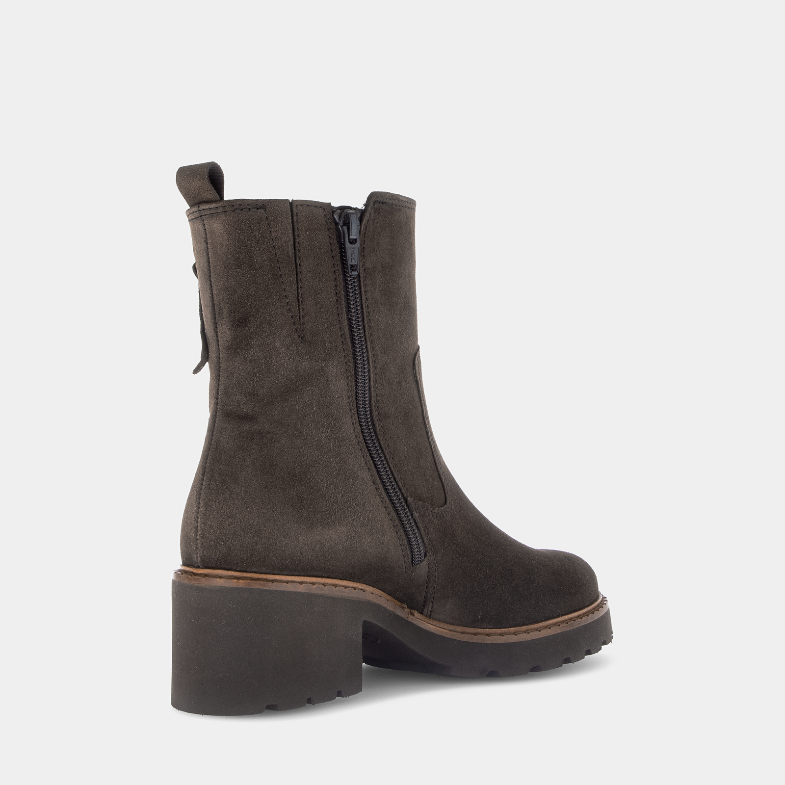 Calvone Brown Leather Ankle Boots