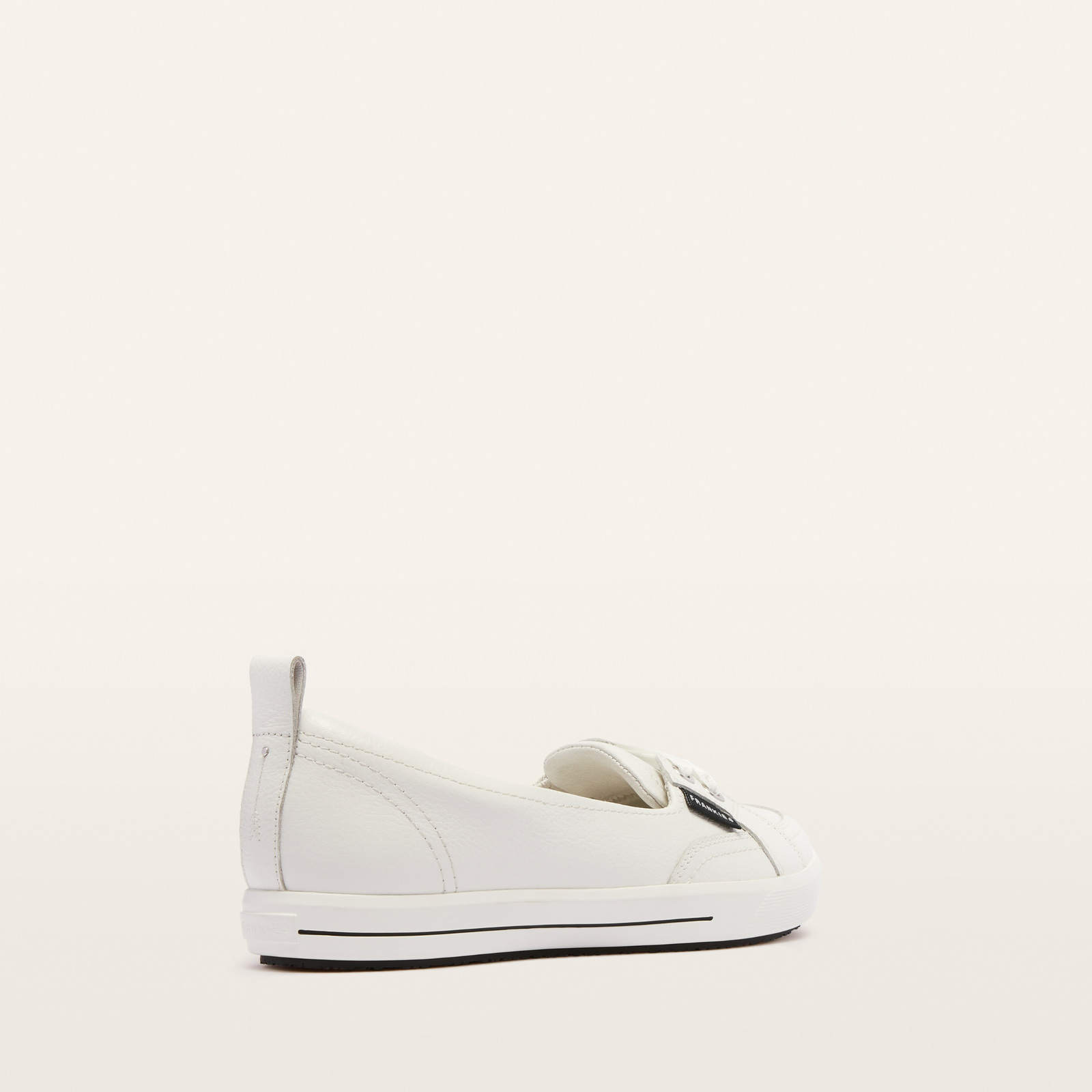 Sophie IV White Tumbled Leather Sneakers