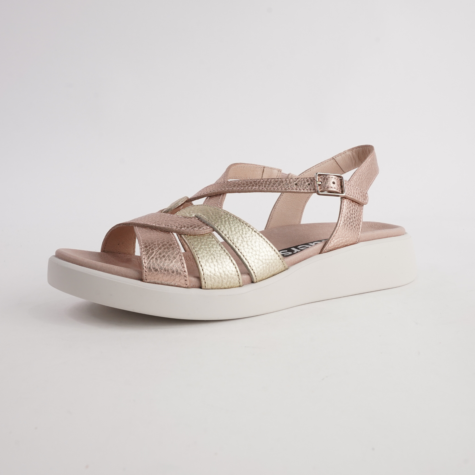 Cassidy Rose Metallic Multi Leather Sandals