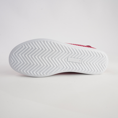 Eg17 Berry Leather Sneakers
