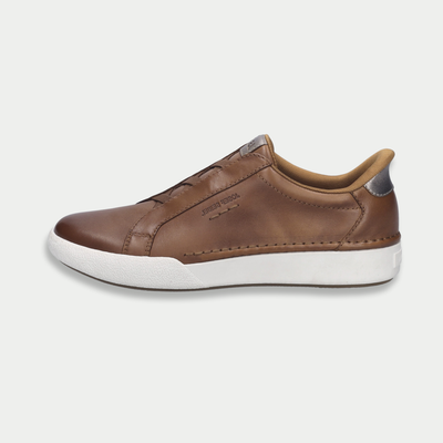 Claire 33 Camel Leather Sneakers