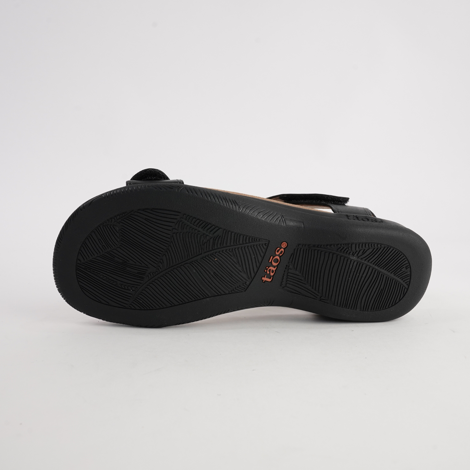 The Show Black Leather Sandals