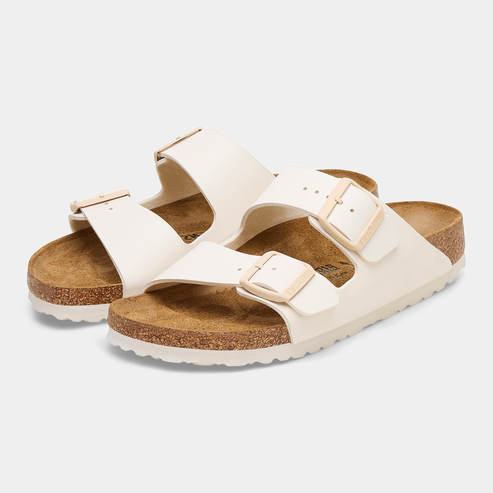 Arizona Birko-flor Eggshell Sandals