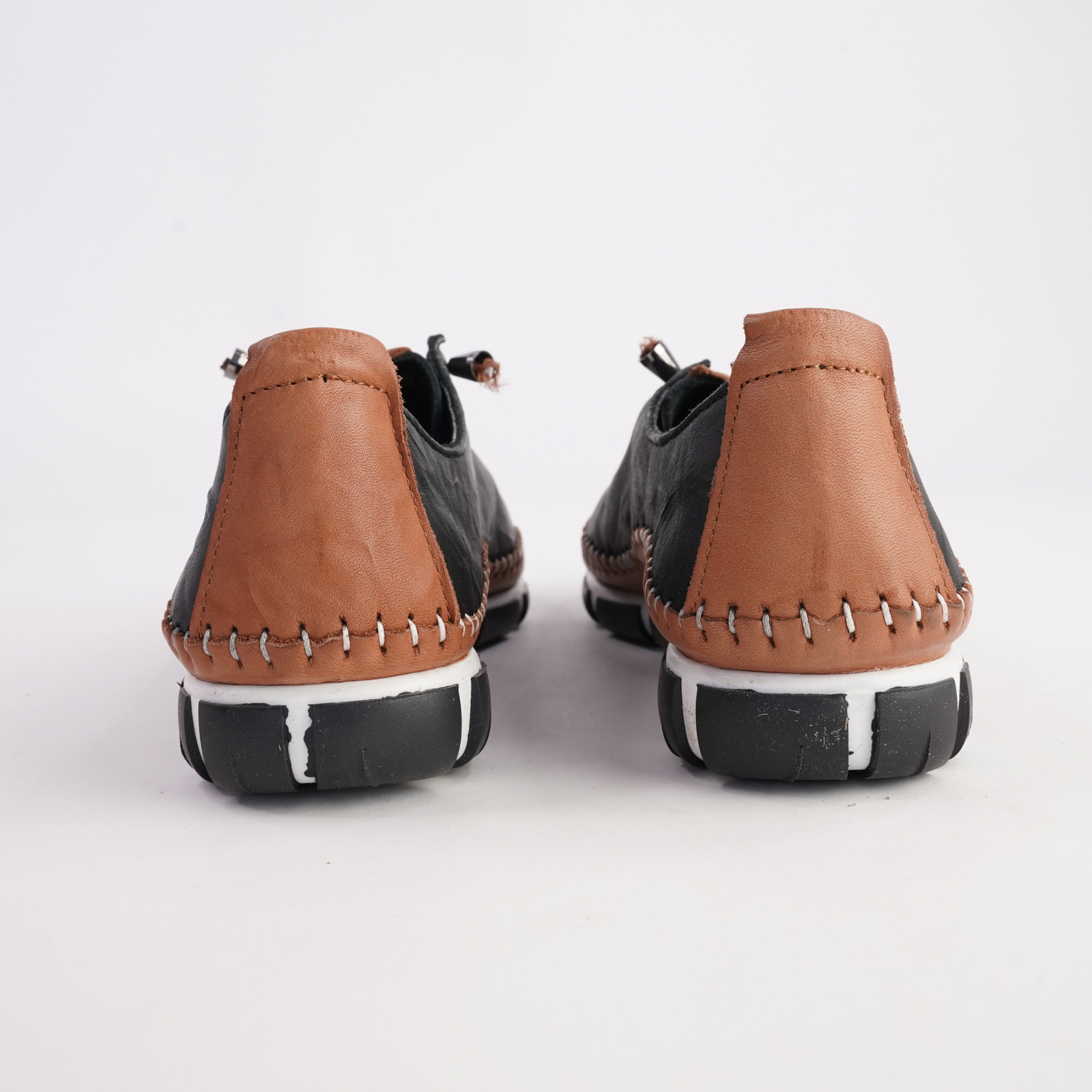 Chino Black Leather Sneakers