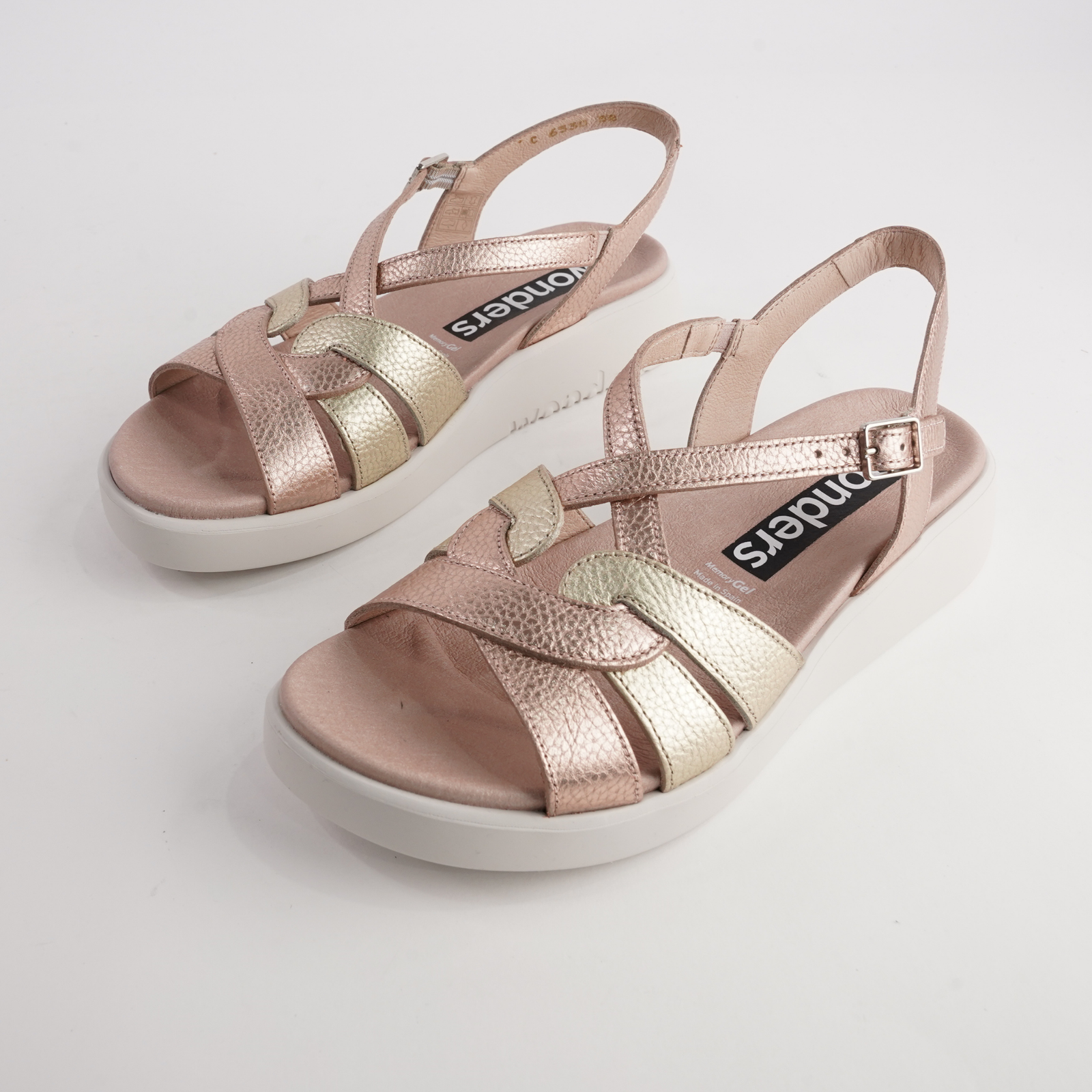 Cassidy Rose Metallic Multi Leather Sandals