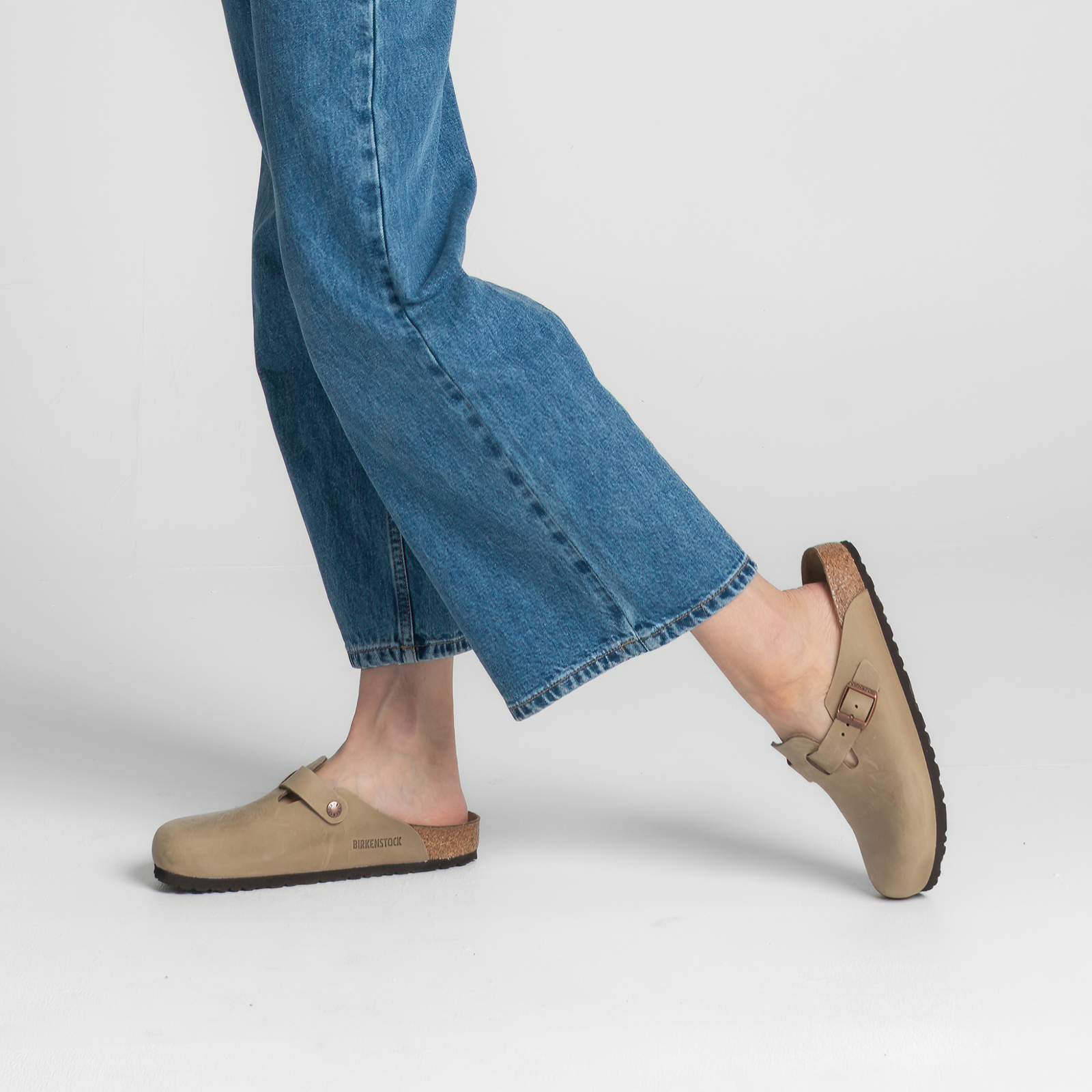 Boston Oiled Leather Tobacco Brown Flats