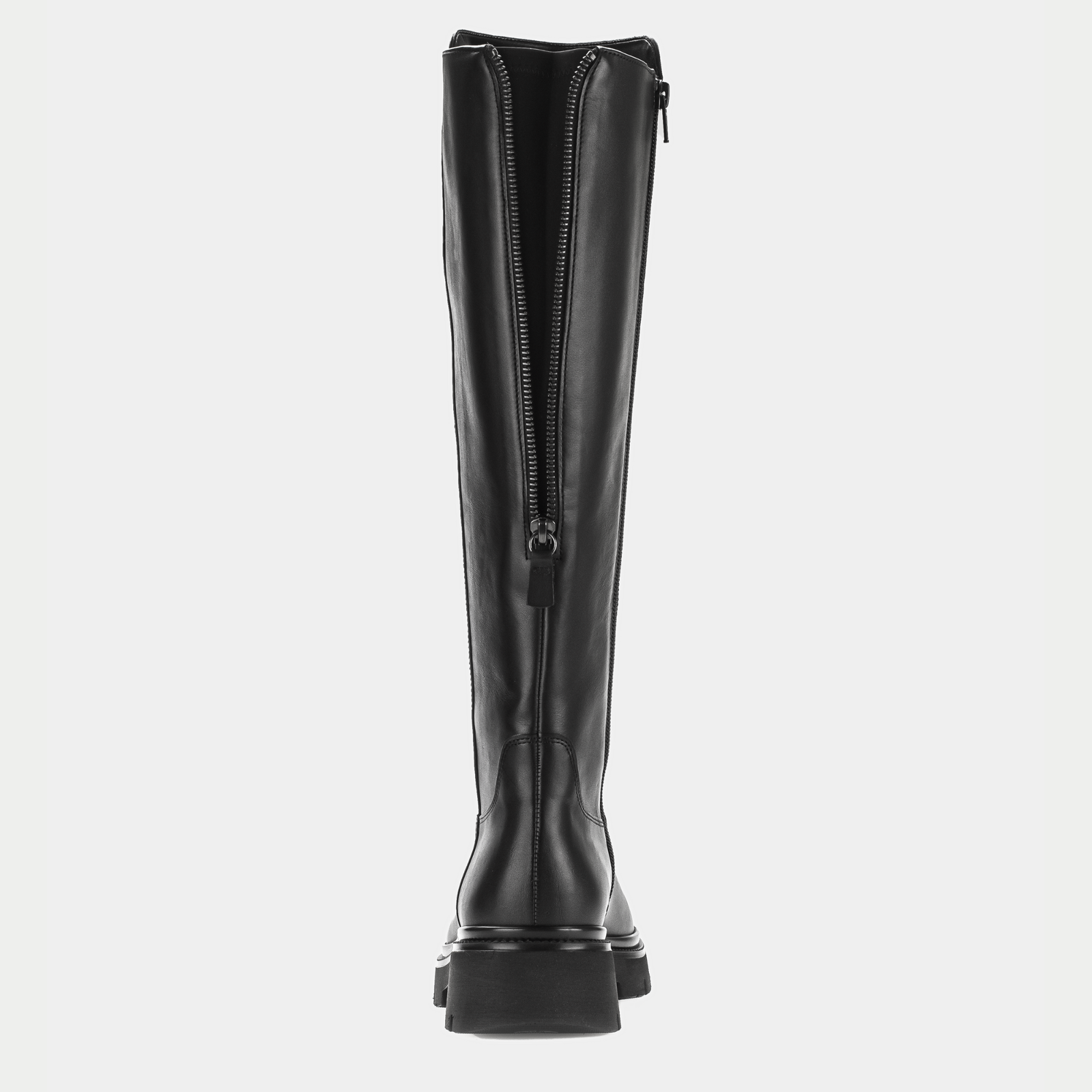 Selique Schwarz Leather Knee High Boots