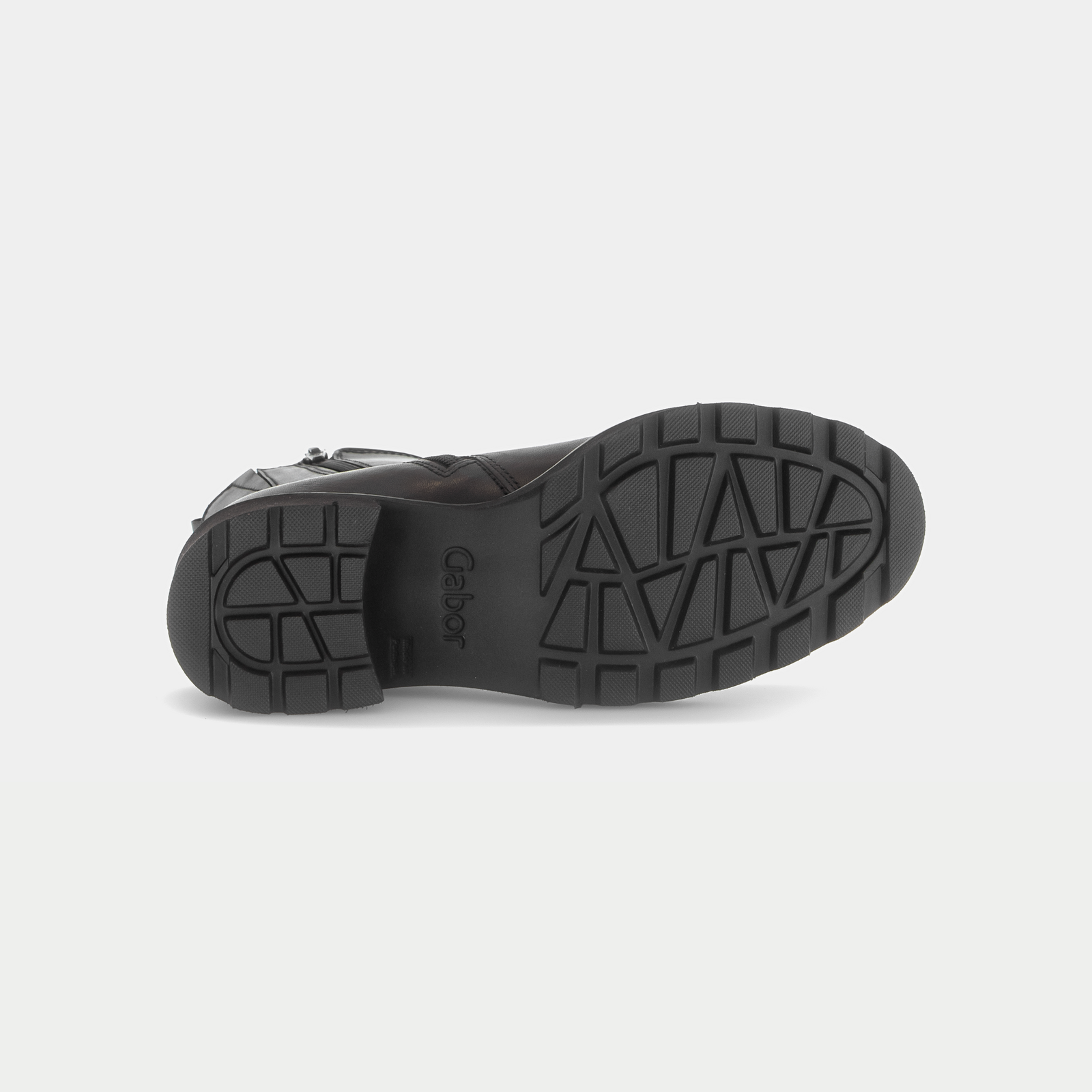 Calvone Schwarz Leather Ankle Boots