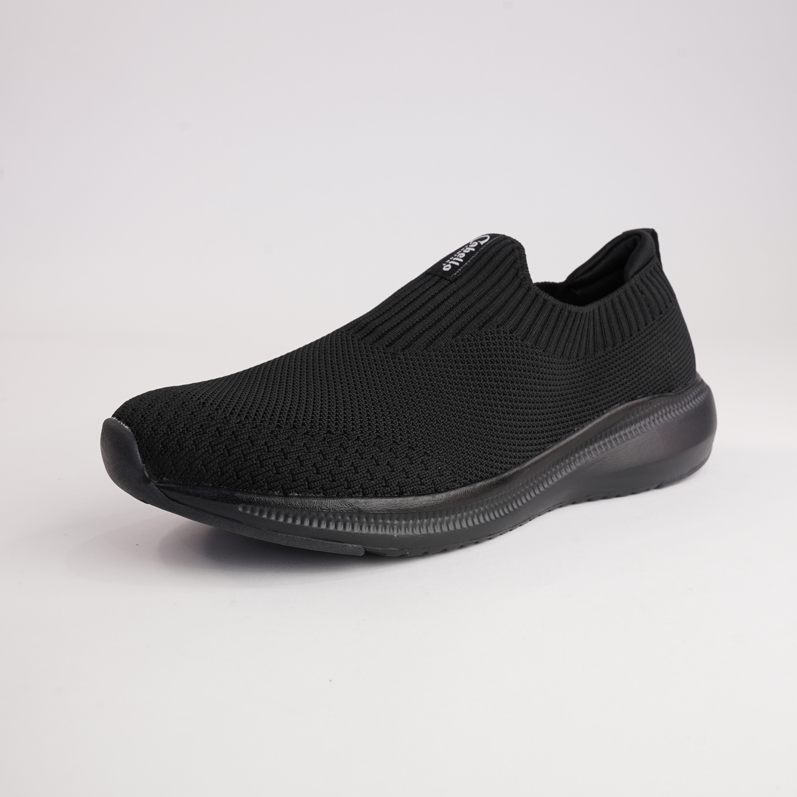 Stride Jet Black Sneakers