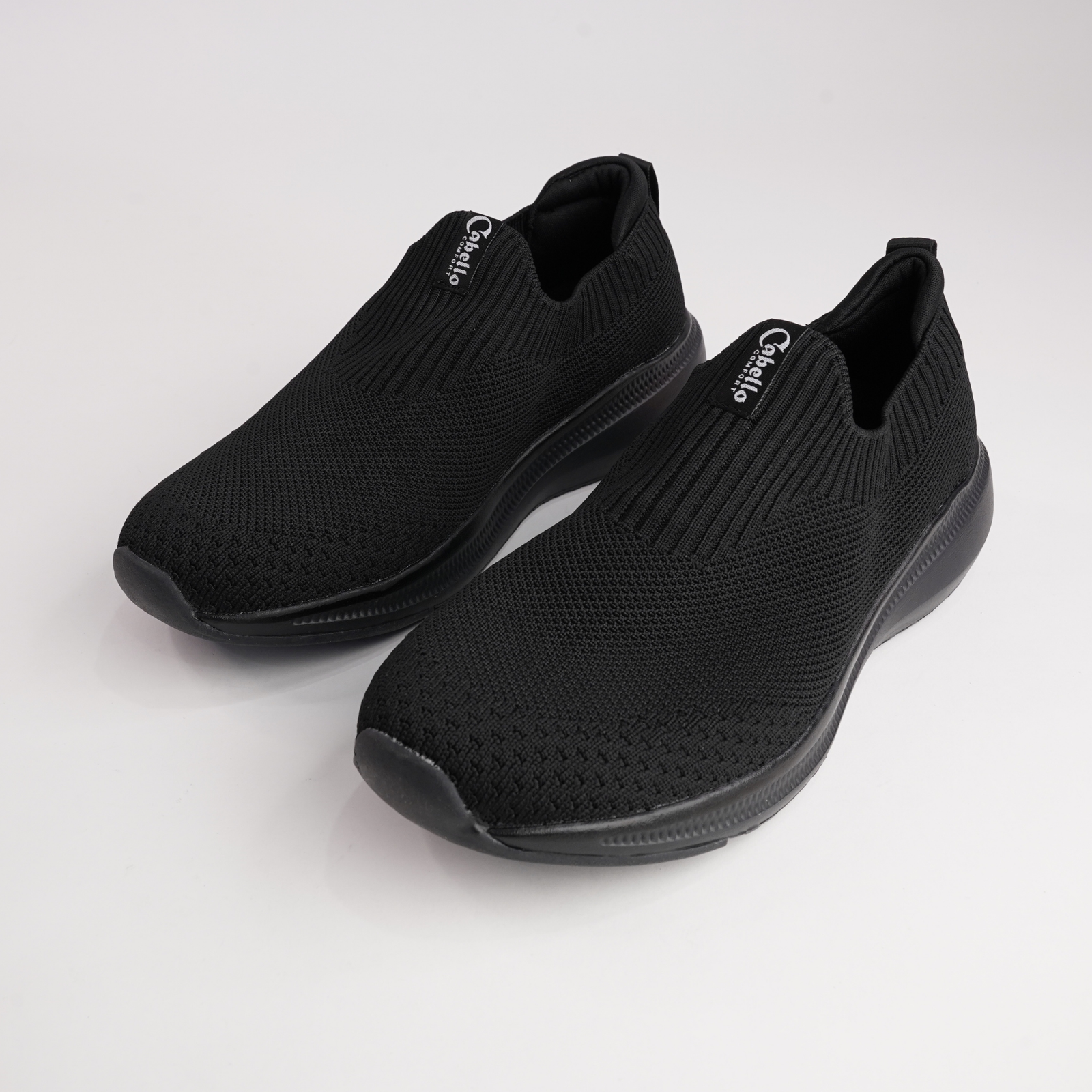 Stride Jet Black Sneakers