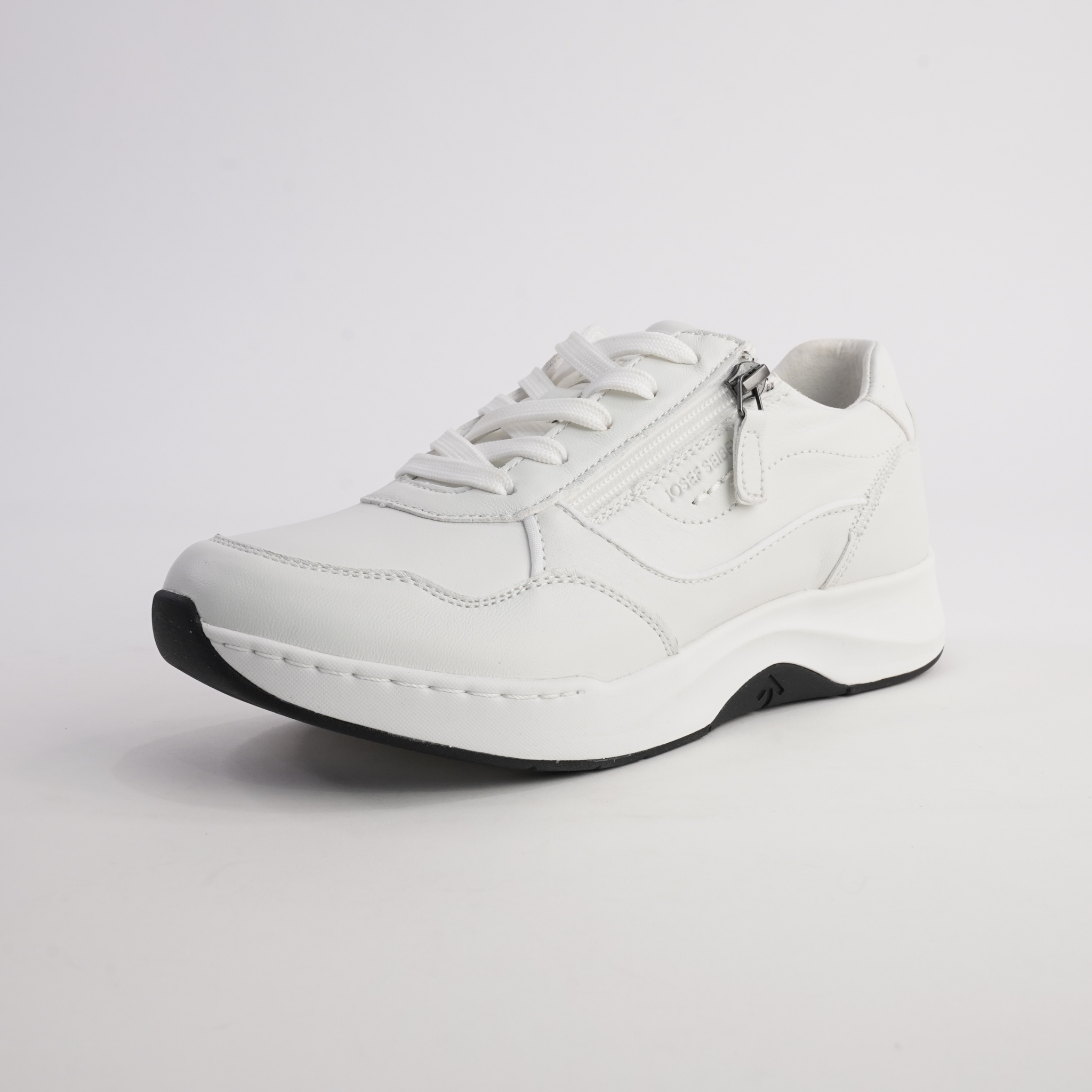 Ellie 06 White Leather Sneakers