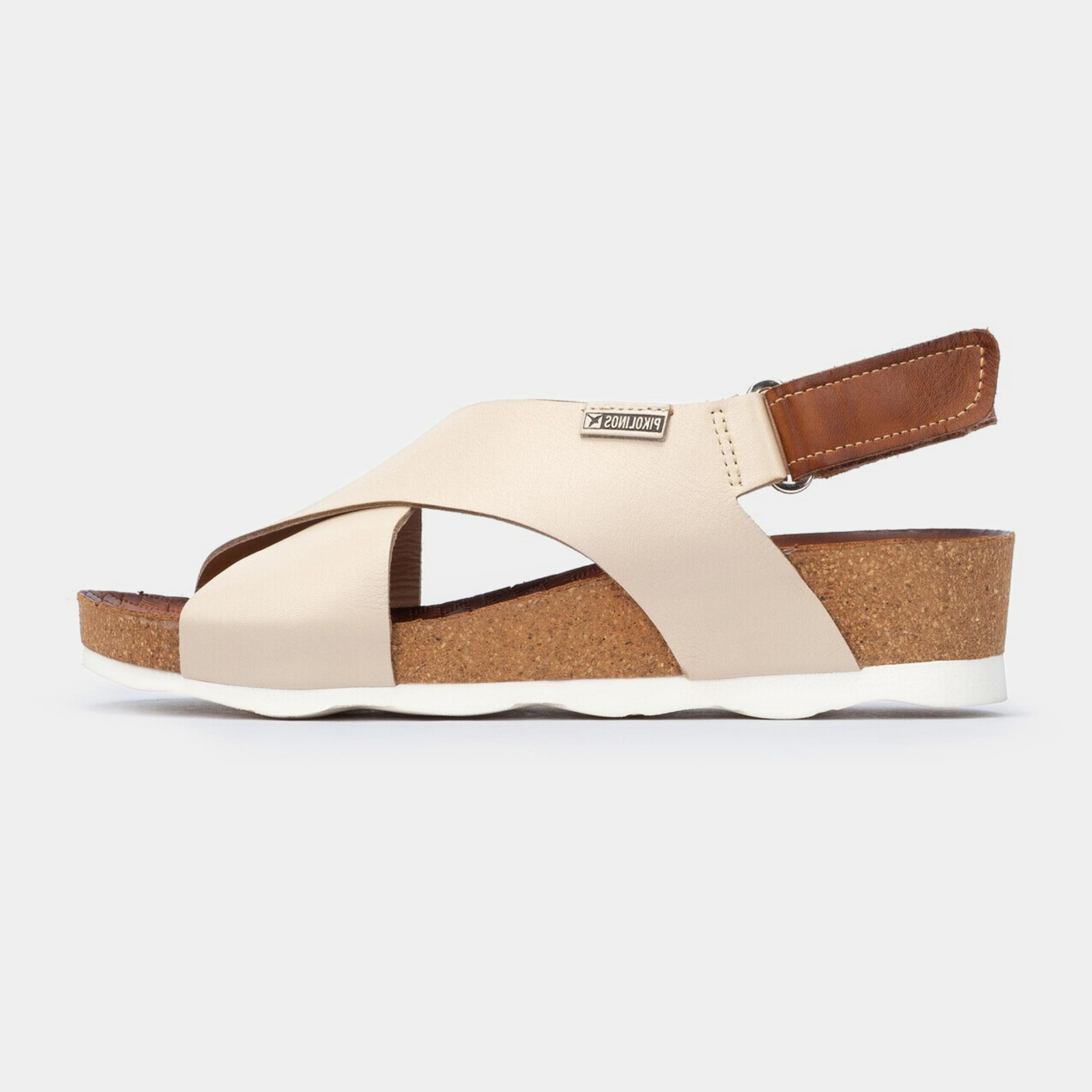 W9e-0912 Marfil Leather Sandals