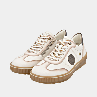 D0702 Cotton Leather Sneakers