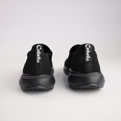 Stride Jet Black Sneakers