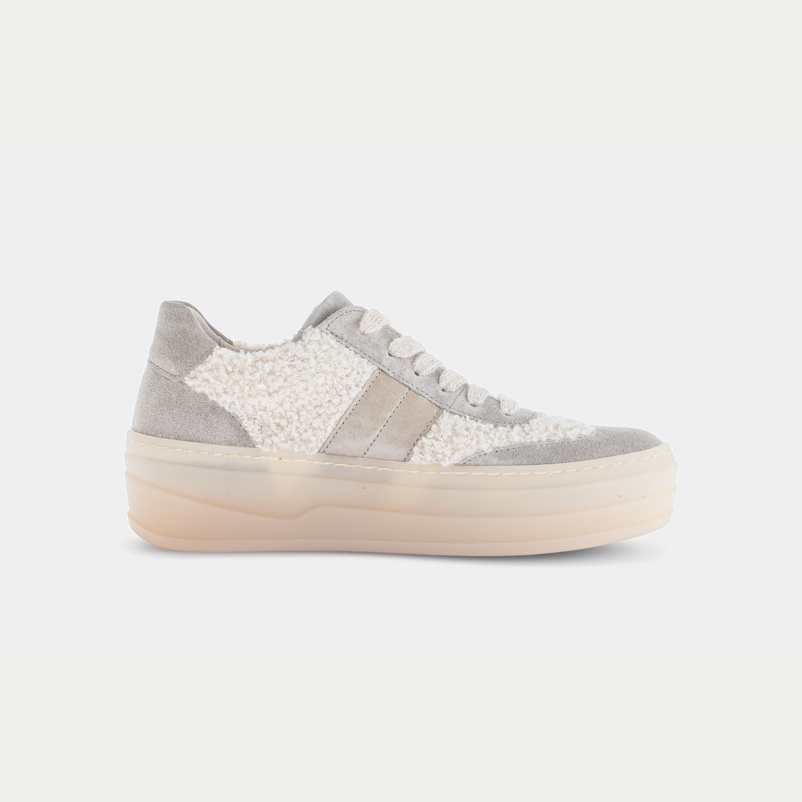 Nyvara Beige Kombi Leather Sneakers