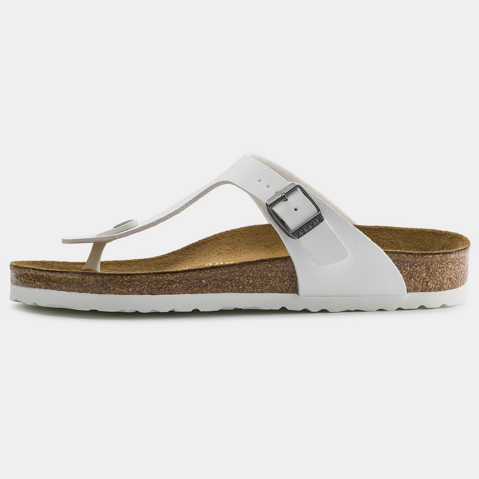 Gizeh Birko-flor White Sandals