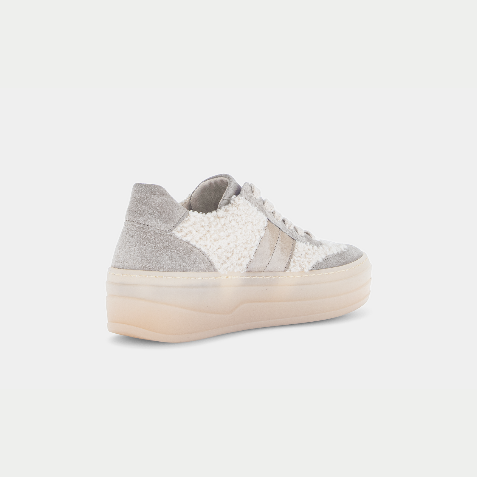 Nyvara Beige Kombi Leather Sneakers