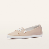 Hannah Iii Light Blush Emboss Leather Sneakers