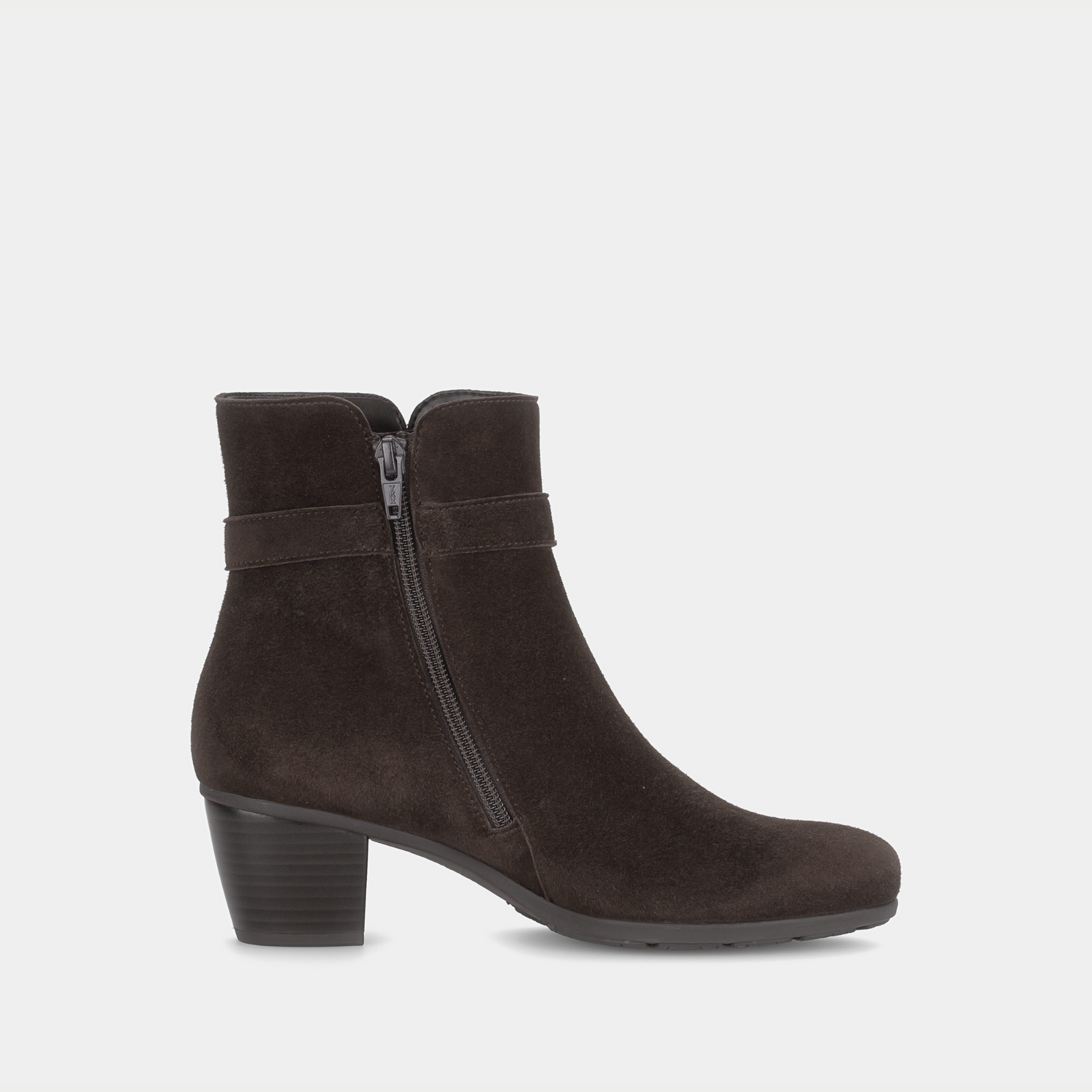 Mirellin Chocolate Leather Ankle Boots