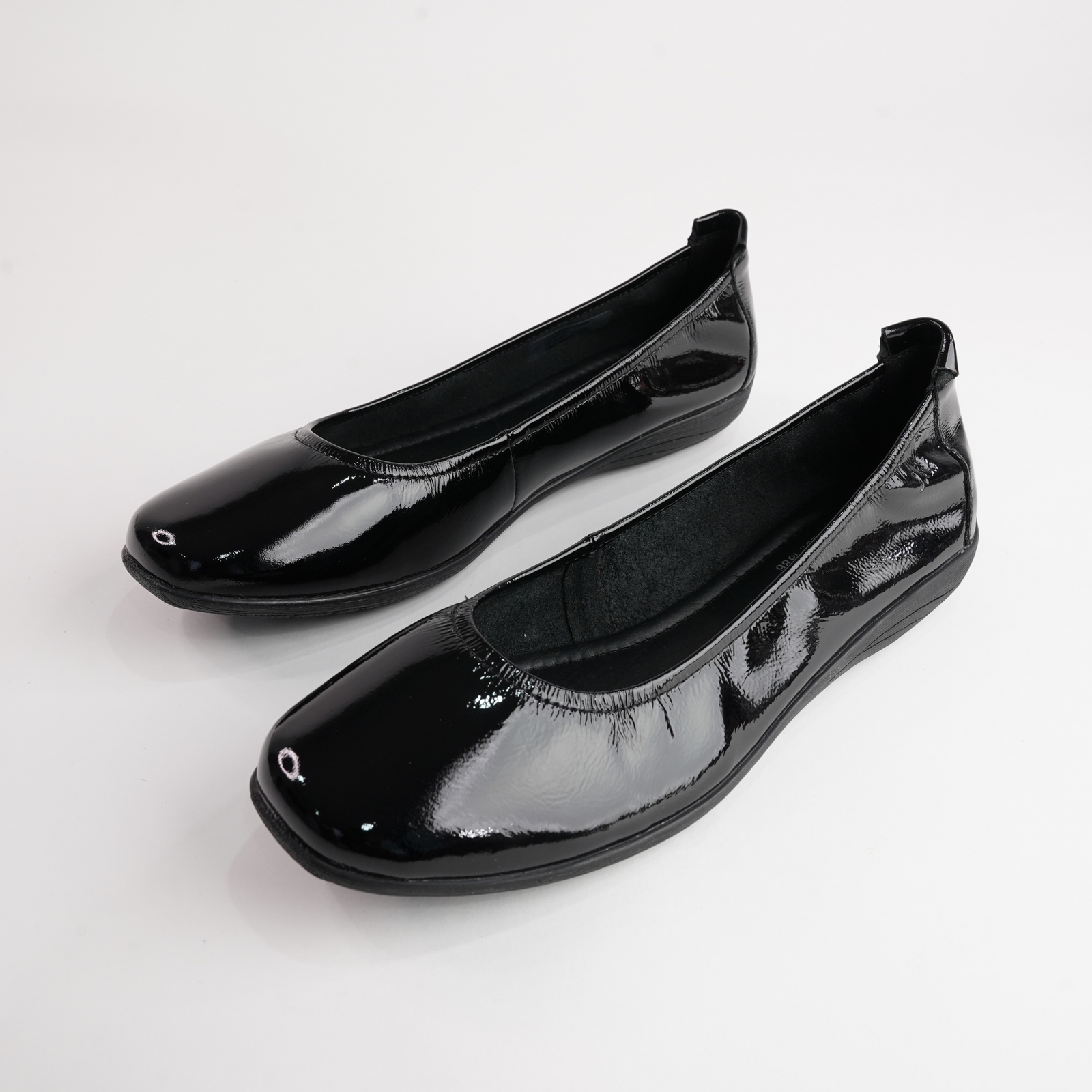 Fenja 01 Black Patent Leather Ballet Flats