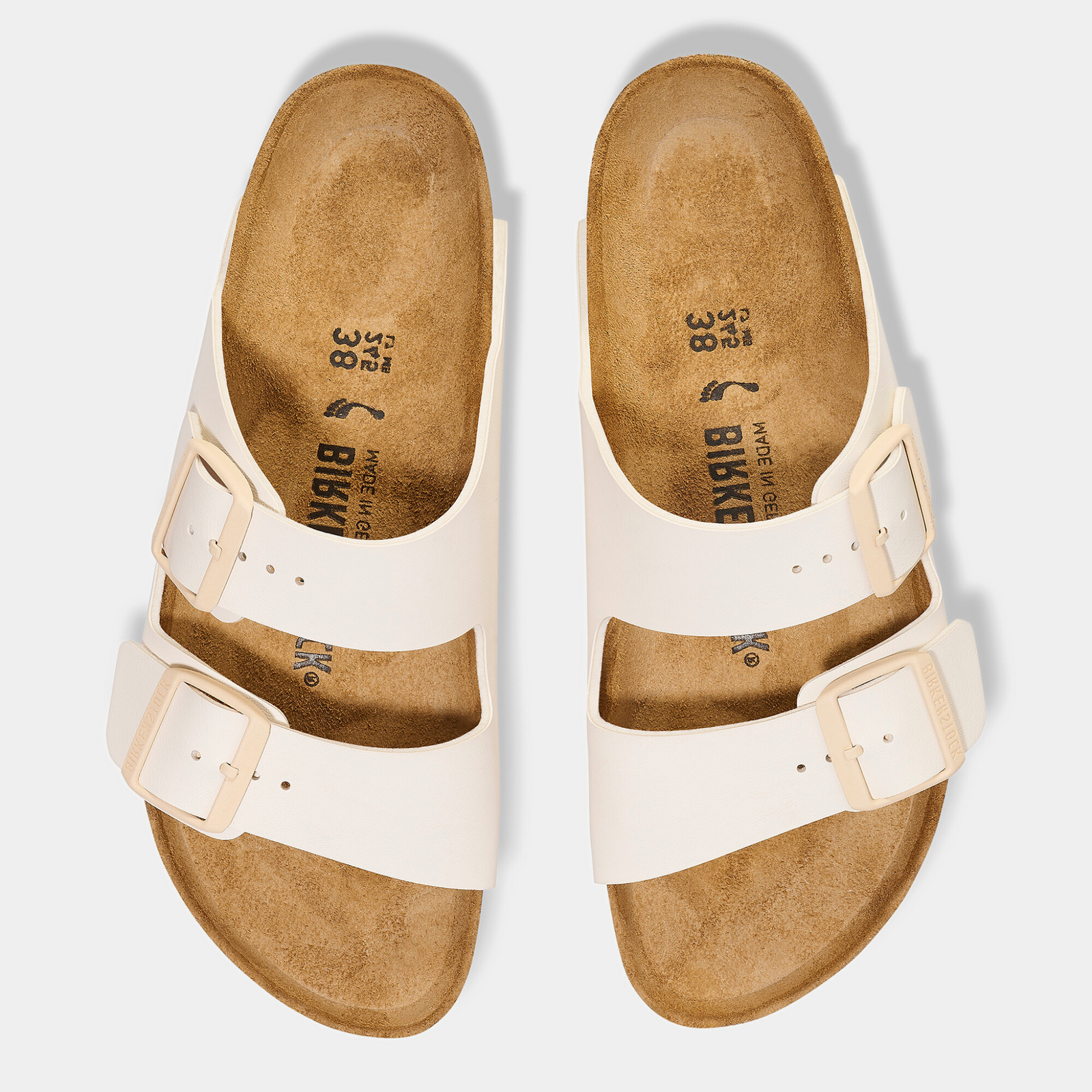 Arizona Birko-flor Eggshell Sandals