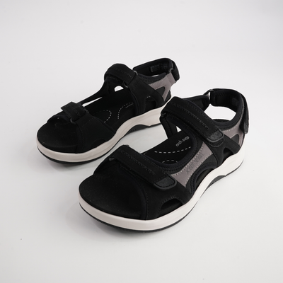 Estelle 02 Schwarz Combi Leather Sandals