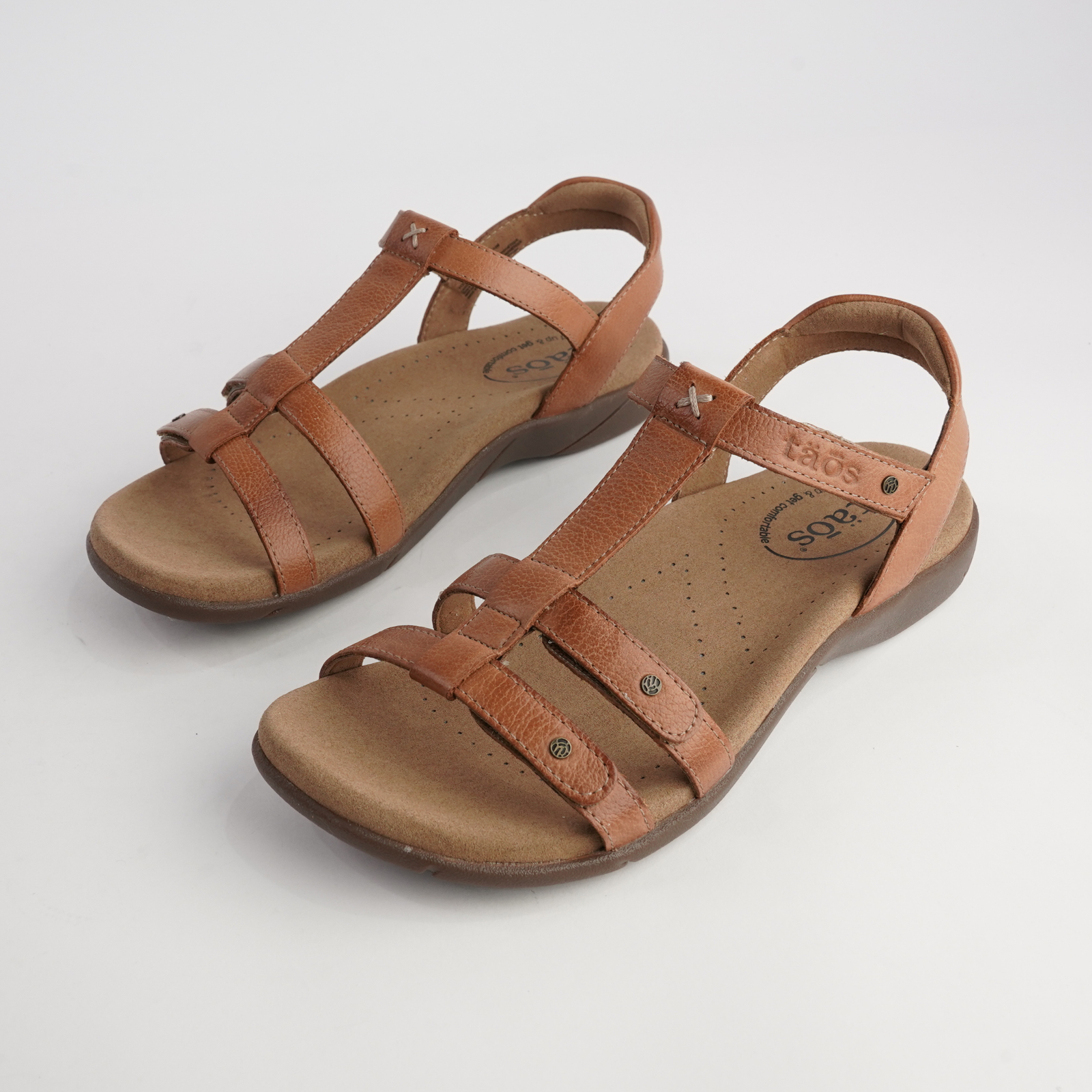 Trophy Honey Leather Sandals