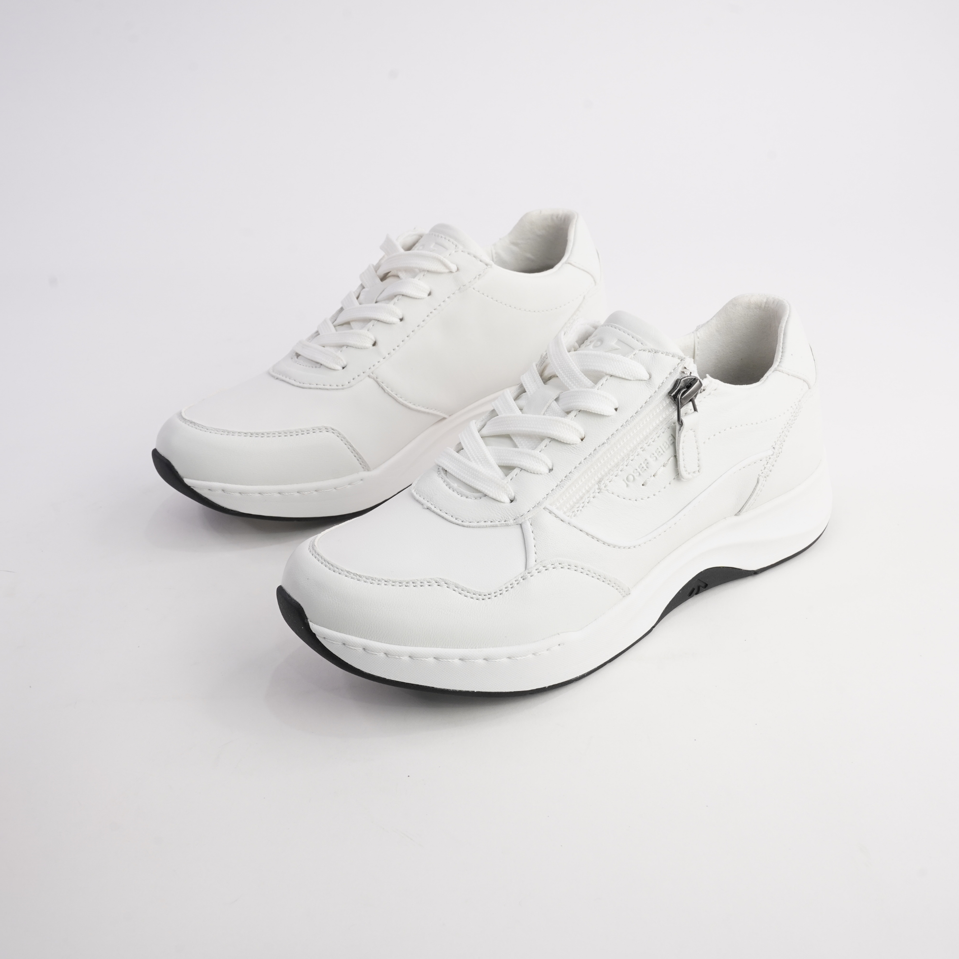 Ellie 06 White Leather Sneakers
