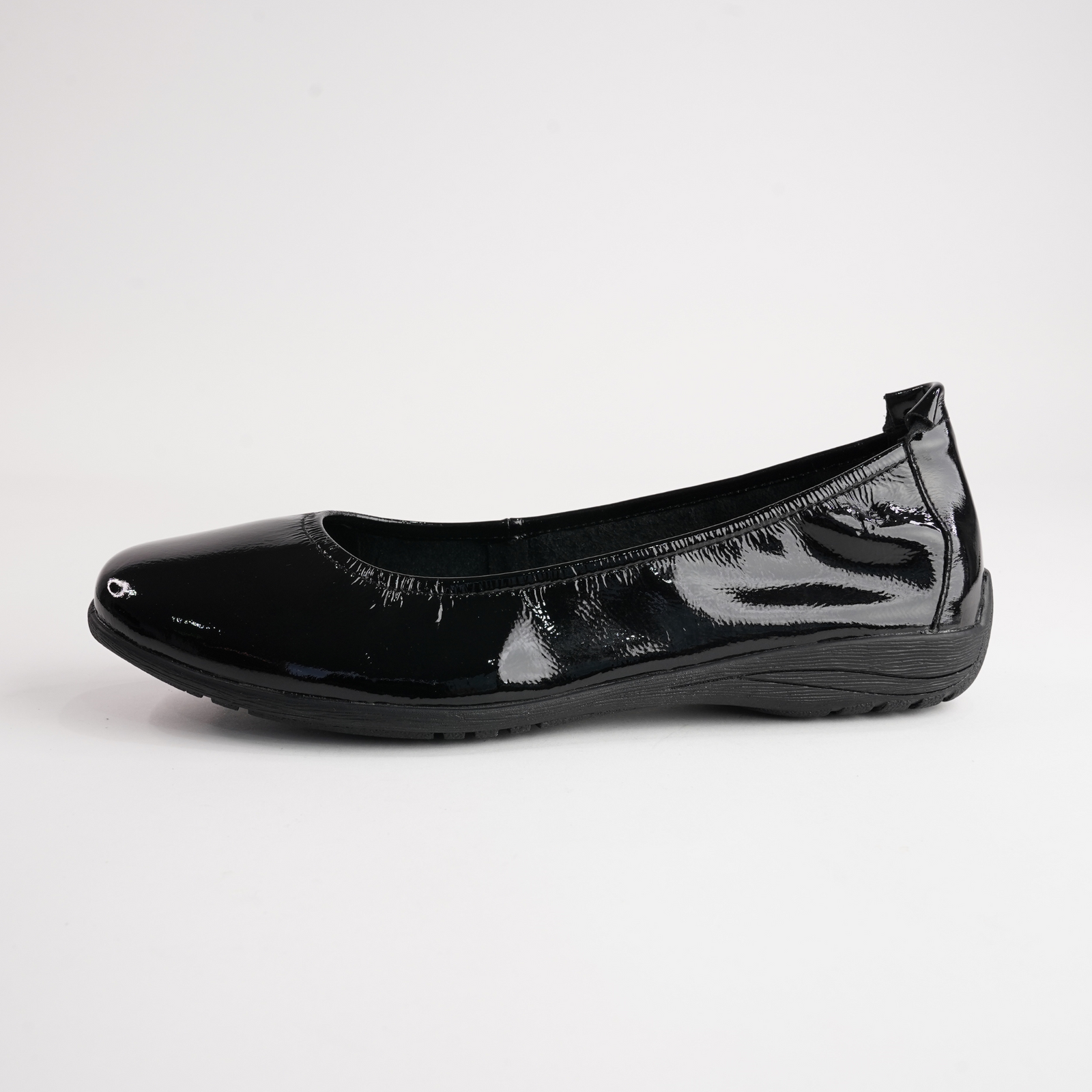 Fenja 01 Black Patent Leather Ballet Flats