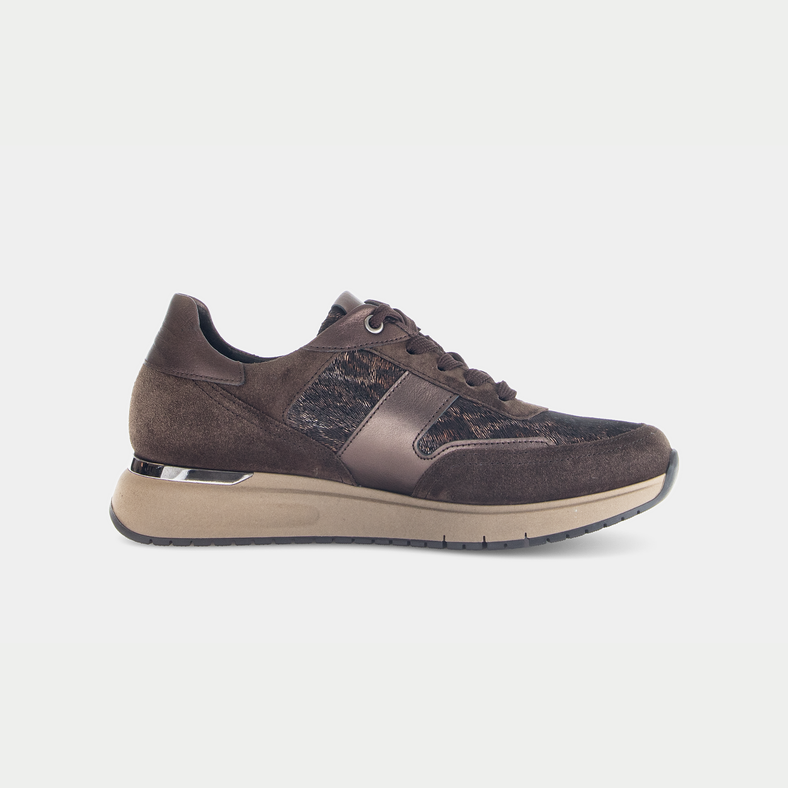 Thalor Brown/Bronce Leather Sneakers