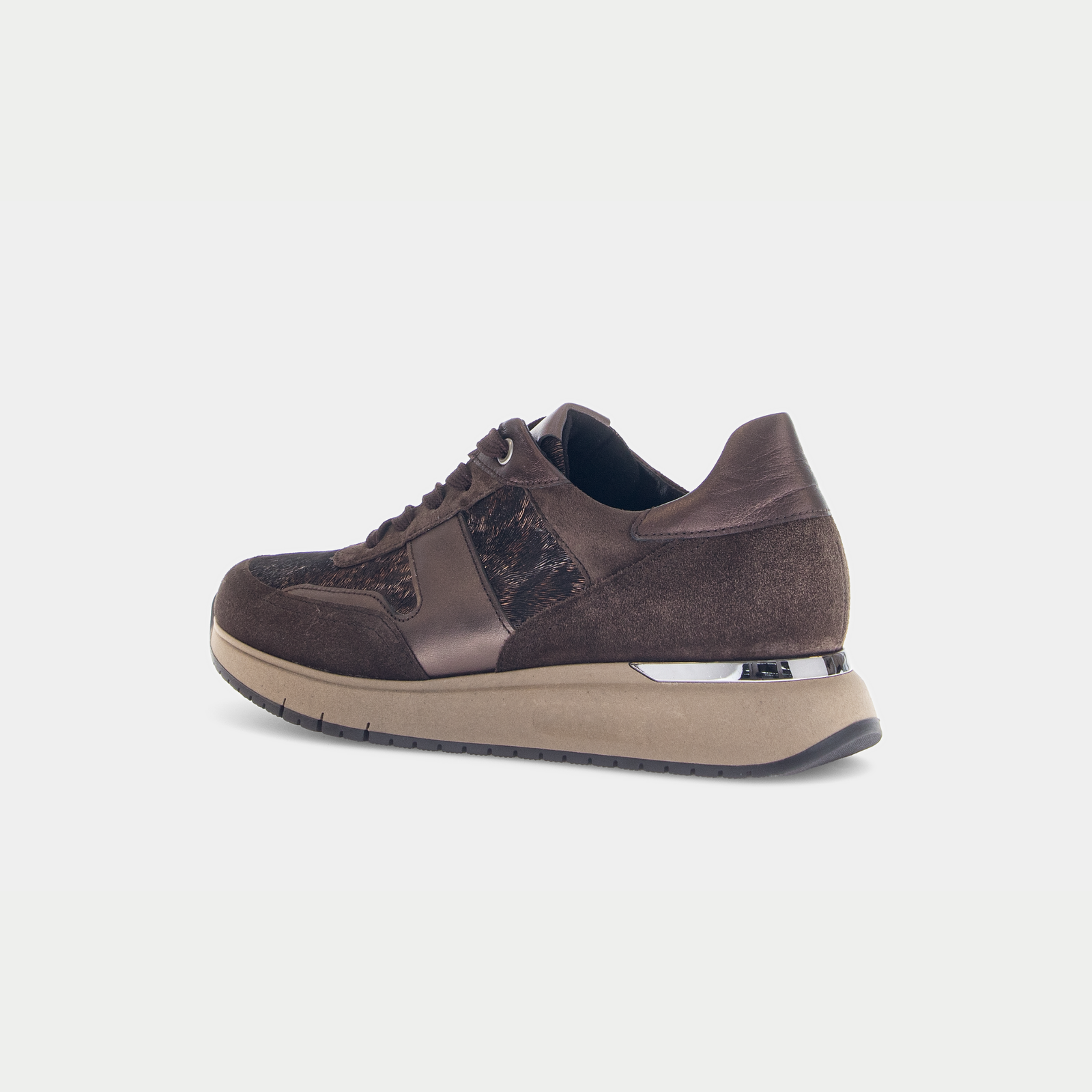 Thalor Brown/Bronce Leather Sneakers